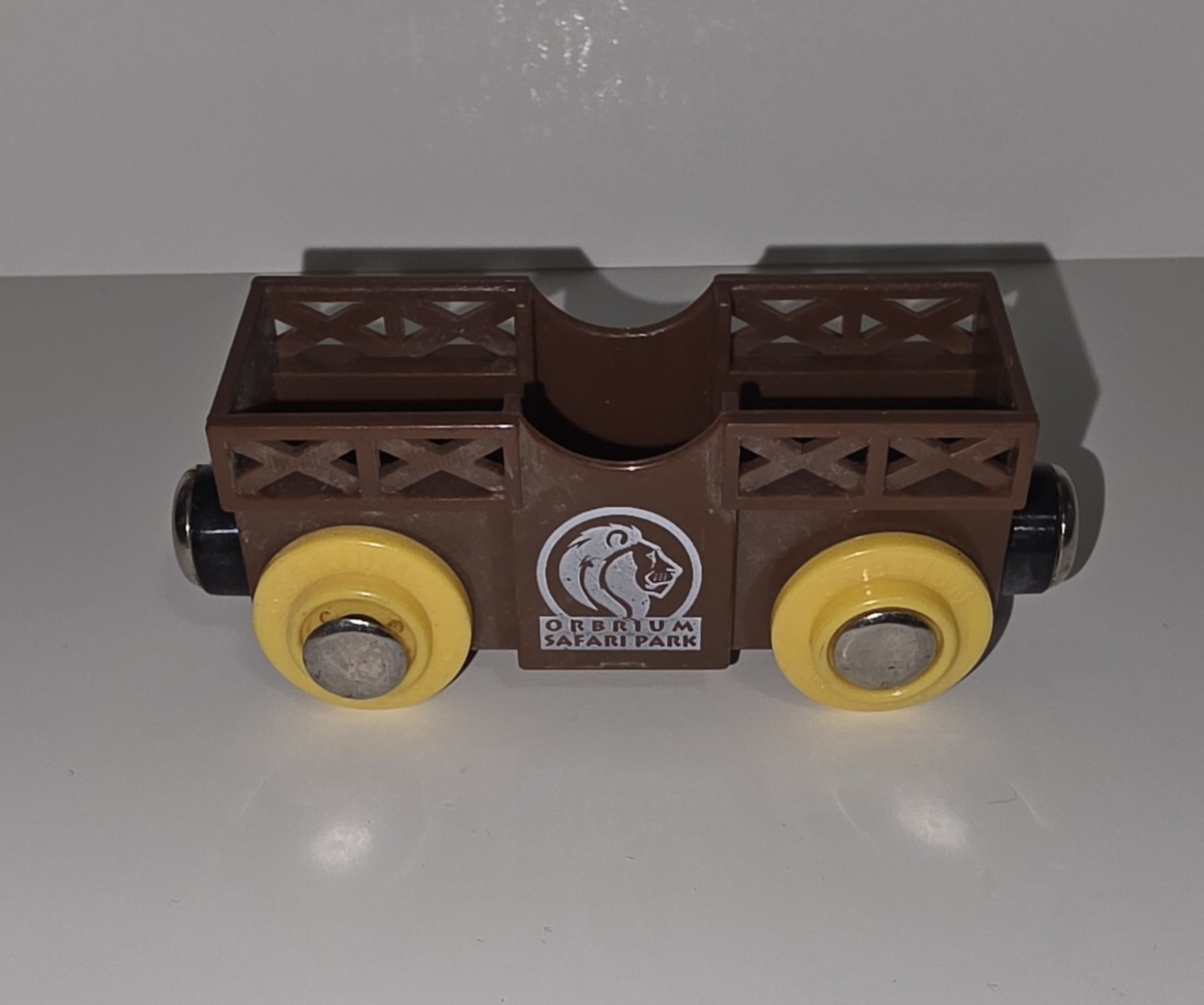 Orbrium Safari Park Plastic MagneticTrain Car. Compatible With Thomas & Friends