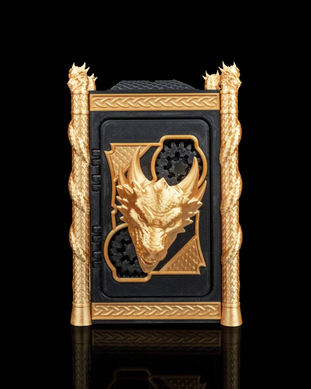Hoard Lord Coin Bank – Dragon Piggy Bank | 3D Printed Fantasy Whimsy Vaults Coin