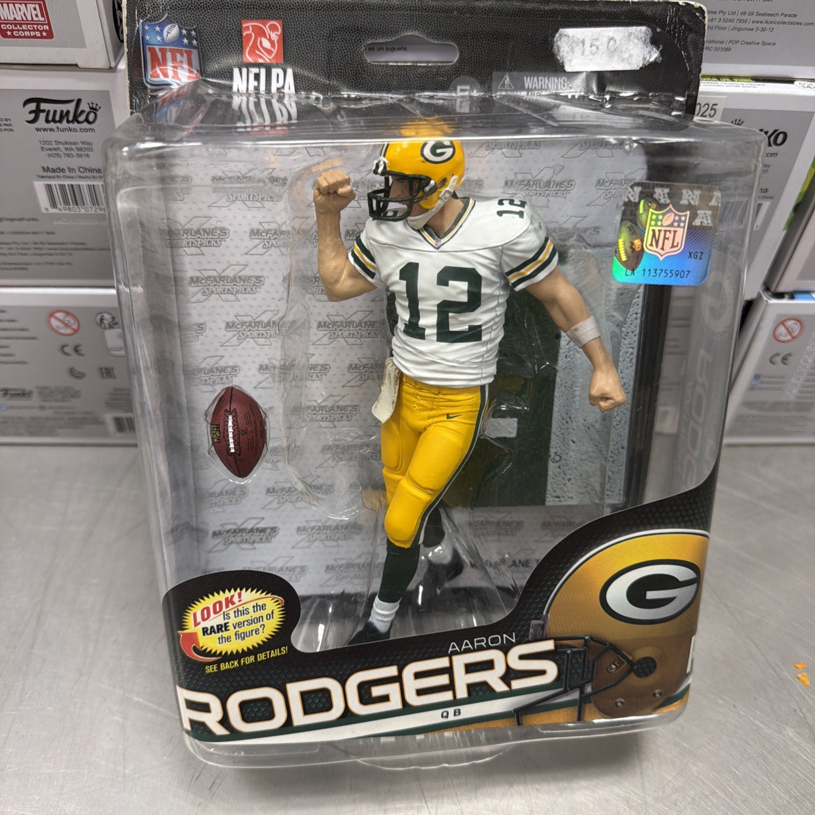 Aaron Rodgers Green Bay Packers Mcfarlane NFL 34 Toy Action Figure