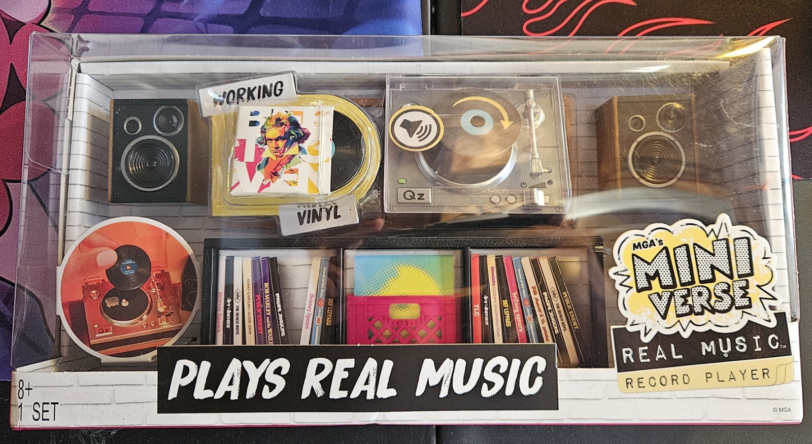 MGA&rsquo;s Miniverse Real Vinyl Music Record Player NEW SHIPS TODAY
