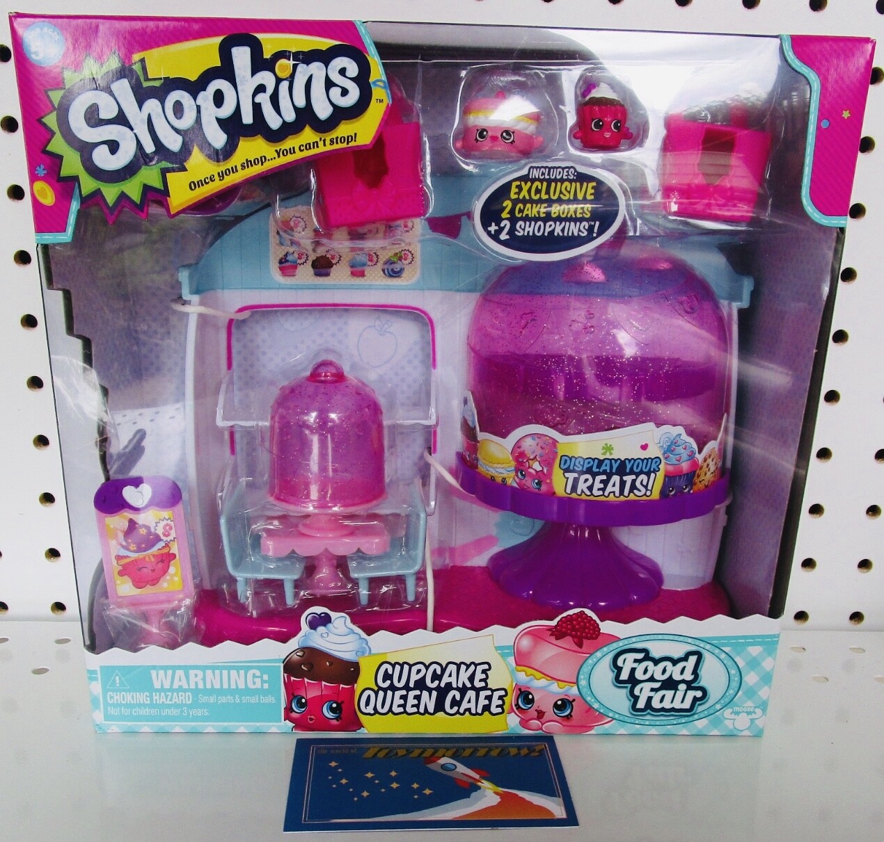Shopkins Food Fair Cupcake Queen Café Playset