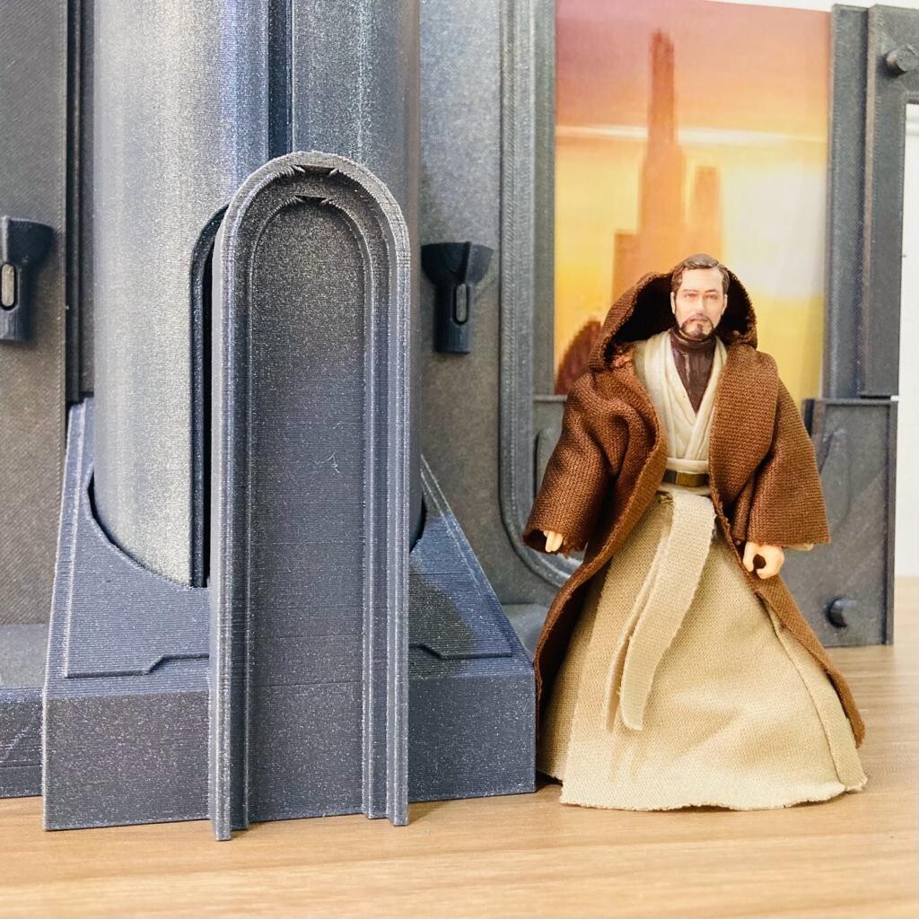 Jedi Temple Corridor Diorama For 3.75 in (1:18) Figure