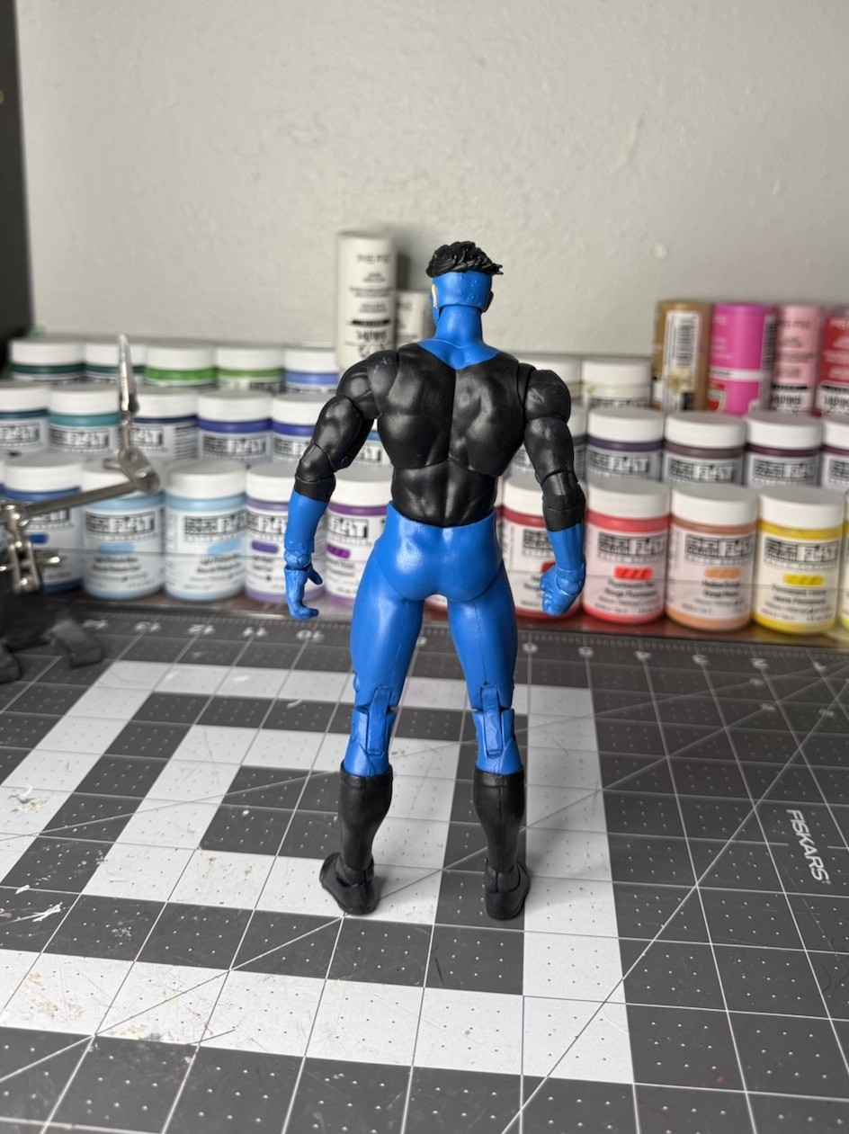 Custom Blue Suit Invincible Mark Grayson 7in (1:10)