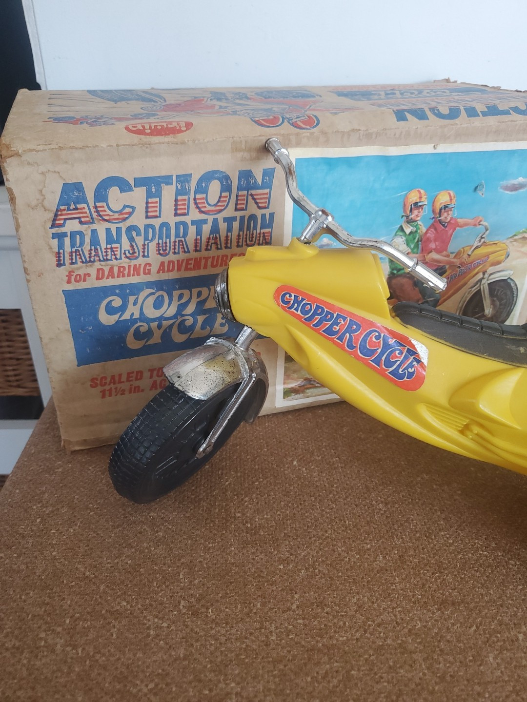 IRWIN ACTION TRANSPORTATION CHOPPER CYCLE IN ORIGINAL CATALOG BOX ORDER