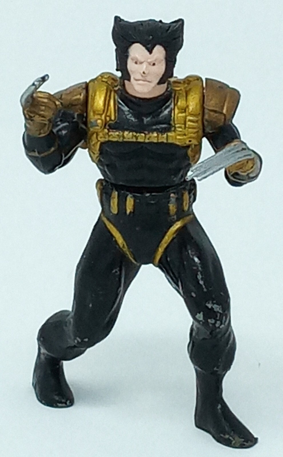 Spy Wolverine 2.25&Prime; Metal Figure 1994 Toy Biz Marvel X-Men steel mutants