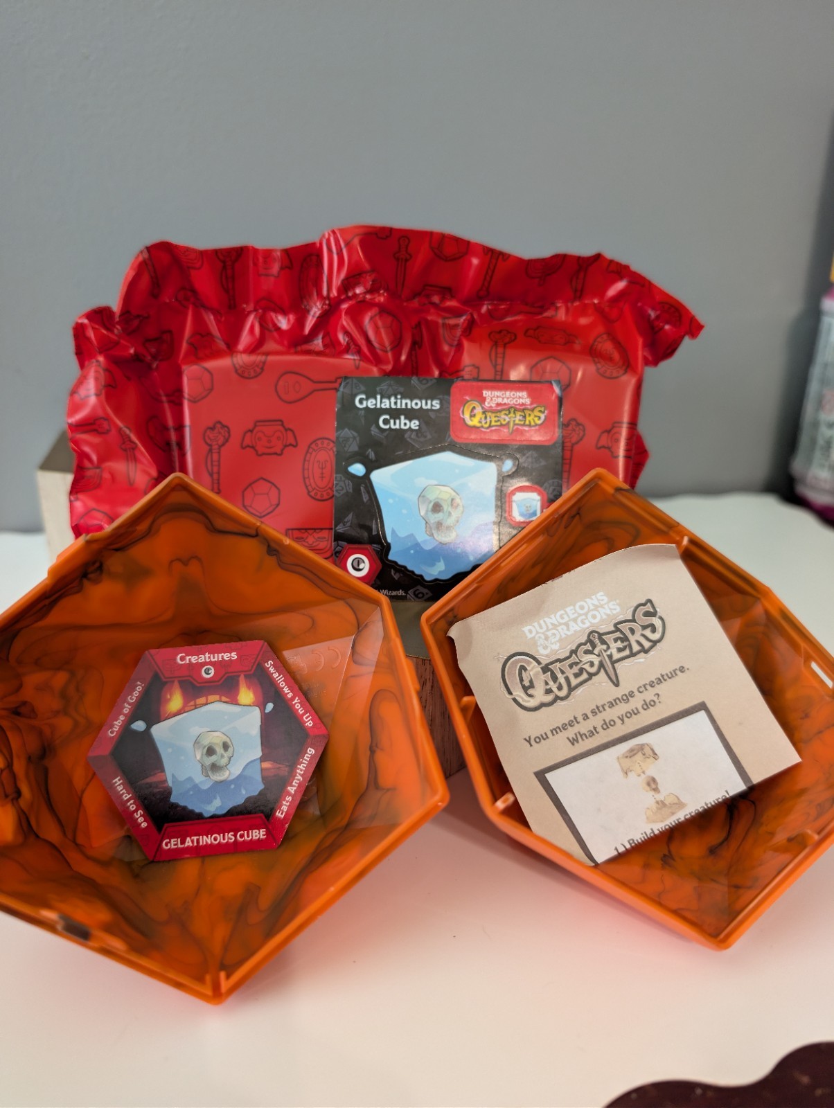 Gelatinous Cube – Dungeons & Dragons D&D Questers, Vinyl (Creature) Skull