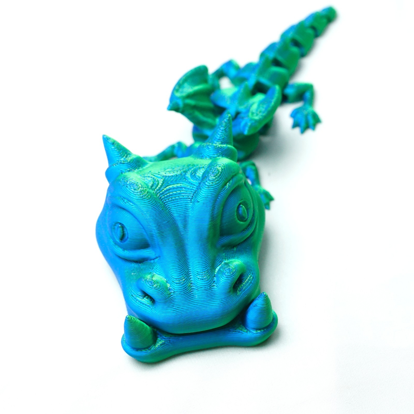 6inch 3D Printed Dragon Model,Articulated Animals figure,Fidget Toys Home Decor