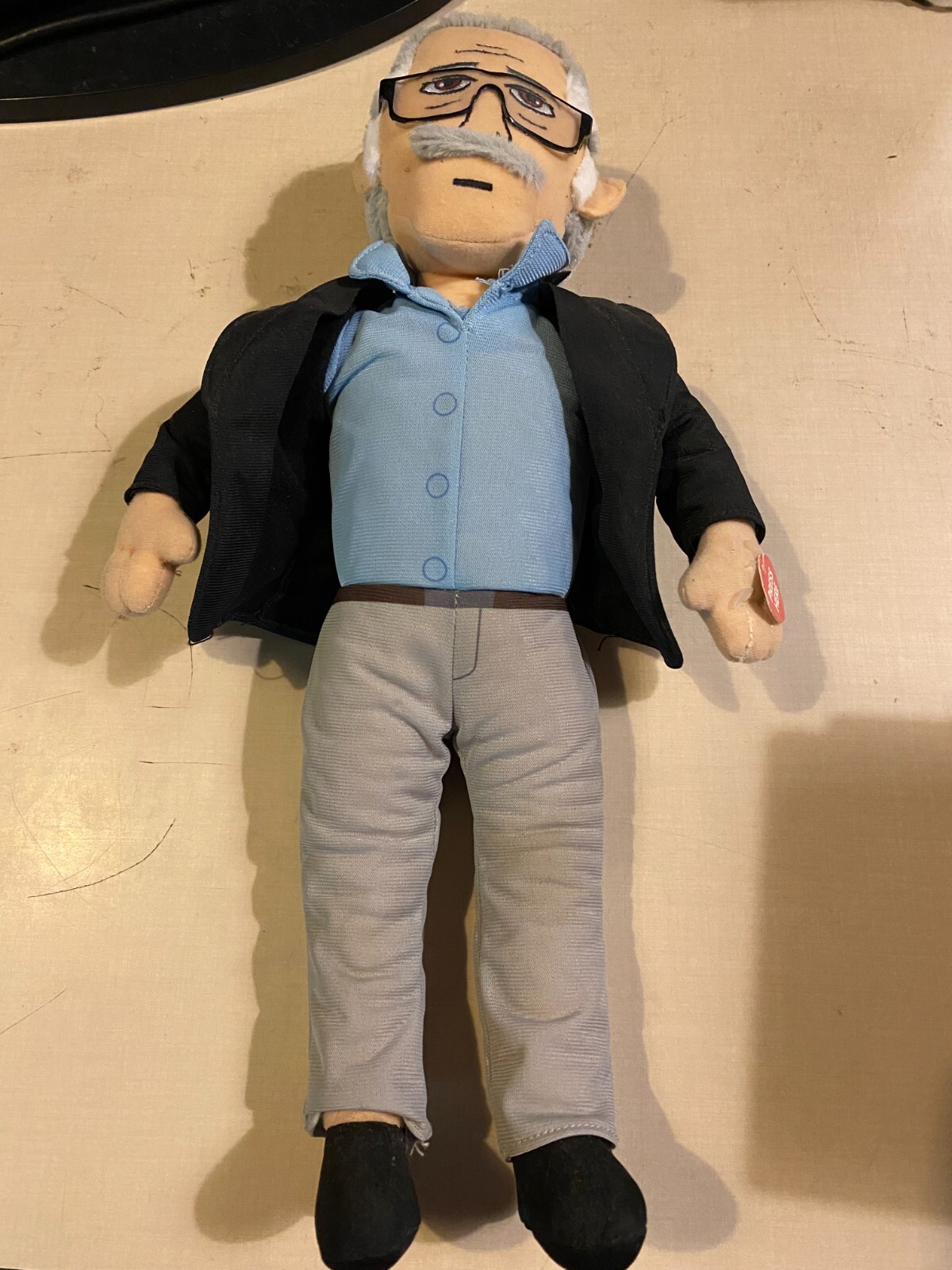Stan Lee Talking Plush Doll 16.5&Prime; Mighty 7/Factory Comic Con EXCLUSIVE TESTED
