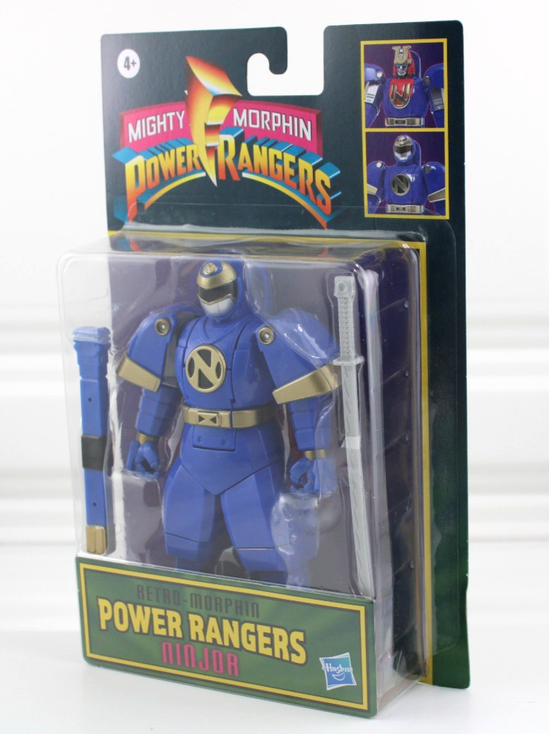 Mighty Morphin Power Rangers Retro Ninjor 6.5&Prime; Fliphead Action Figure 2021 New