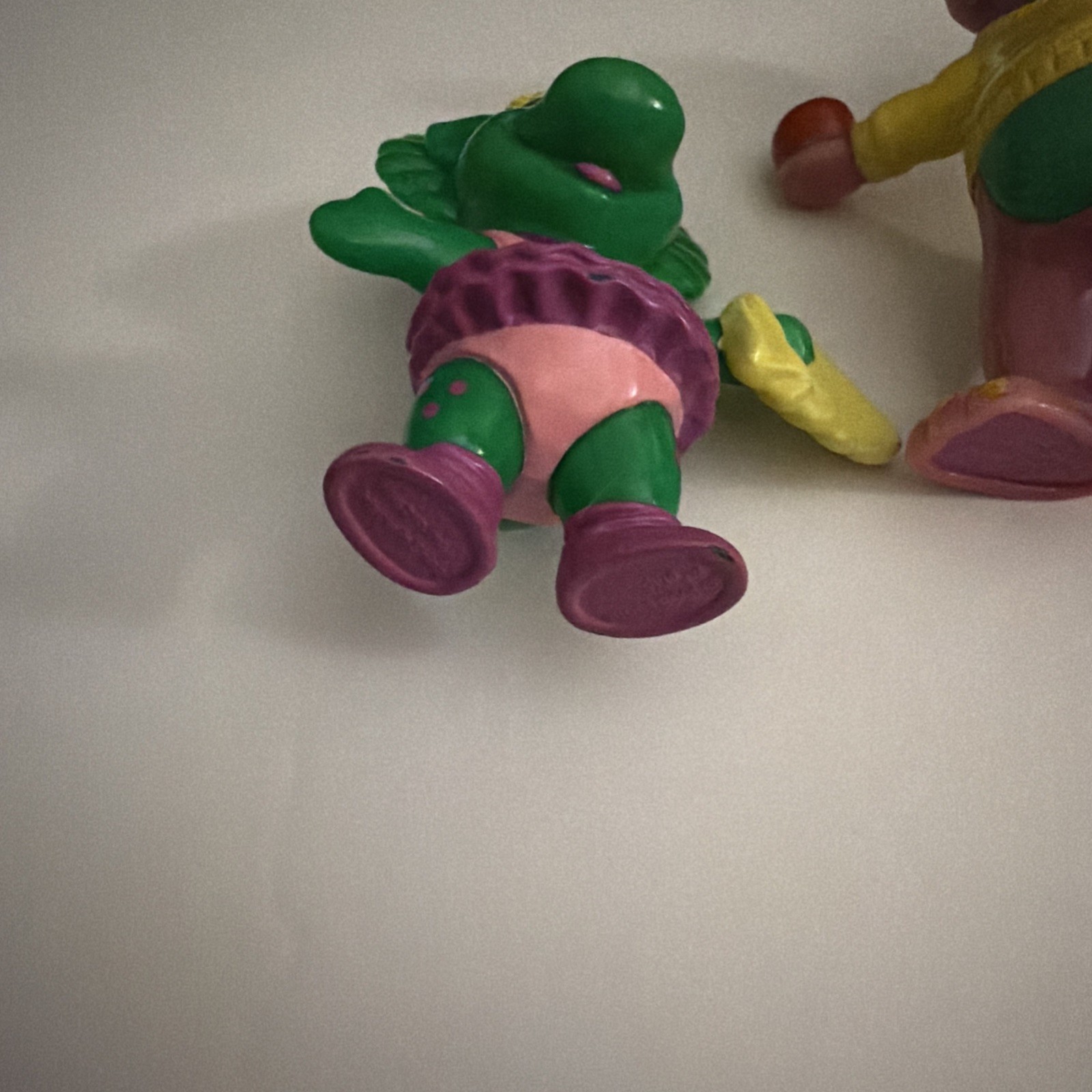 Barney & Friends Baby Bop BJ Dinosaur PVC Figures Playskool The Lyons Group Vtg