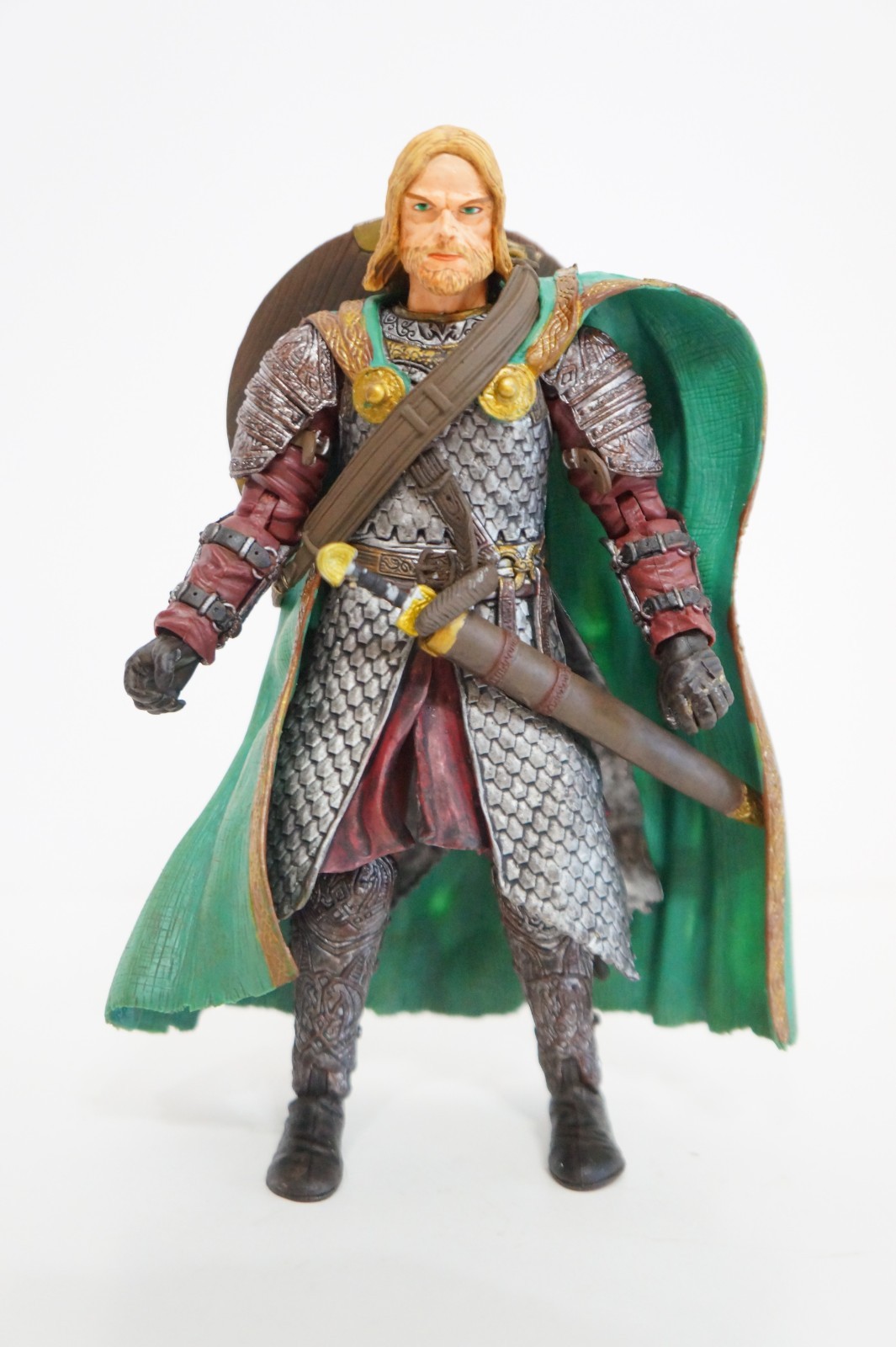 LOTR The Two Towers Gamling in Rohan Armor Vintage Action Figure Toy Biz 2004