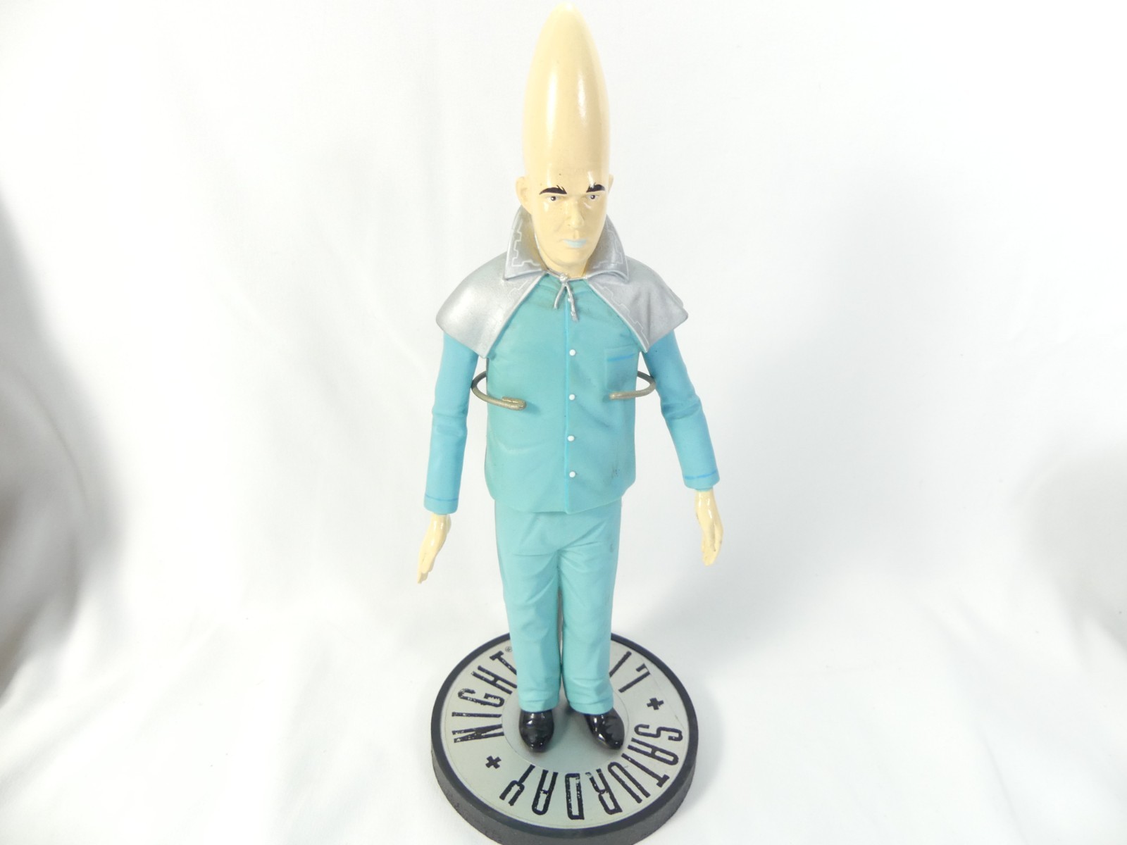 Vintage 1981 Beldar Conehead Dan Akroyd Doll on Saturday Night Live Stand