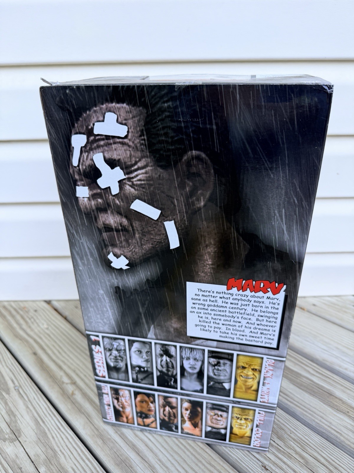 2005 MIB Sin City Marv Motion Activated Sound 18&Prime; Action Figure NECA Reel Toys