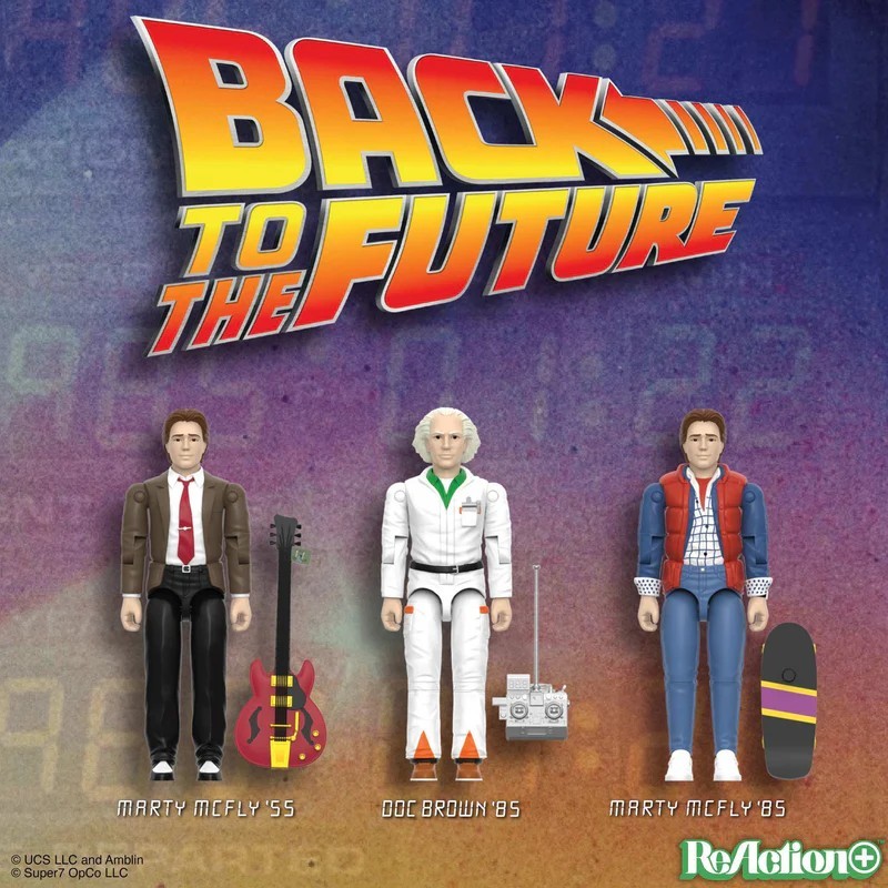 Marty McFly &rsquo;85 Back to the Future Super7 ReAction+ Action Figure