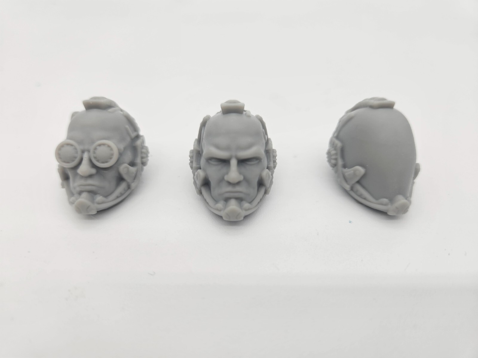 Custom 3d Printed Scientist head for Cosmic Mythic Legions 1/12 scale figure
