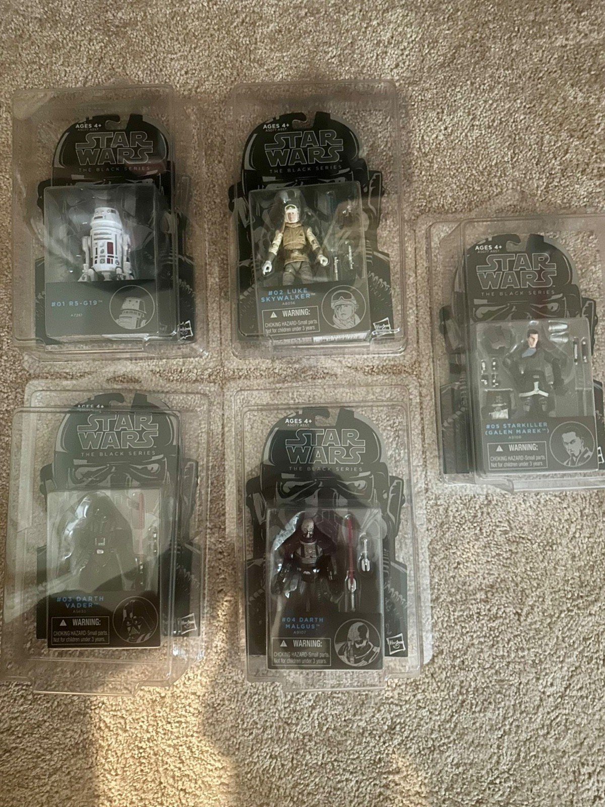 Star Wars Black Series 3.75&Prime; Blue Line, Complete Set 1-20, 2014