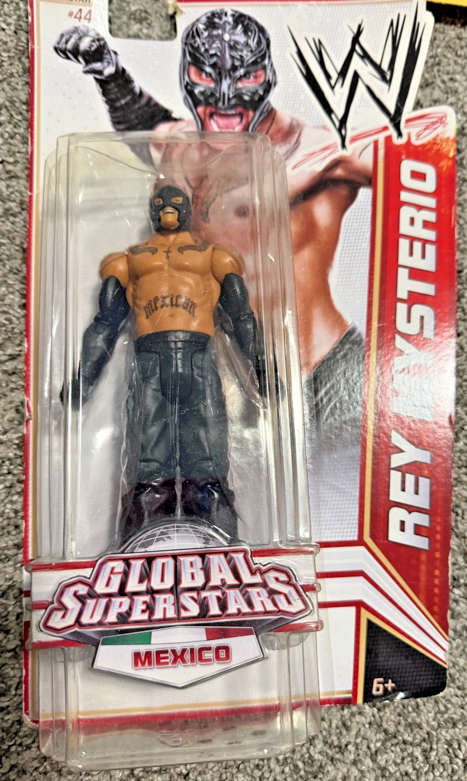 Rey Mysterio 2012 New WWE WWF Mattel Basic Wrestling Figure Series 20 AAA Rare