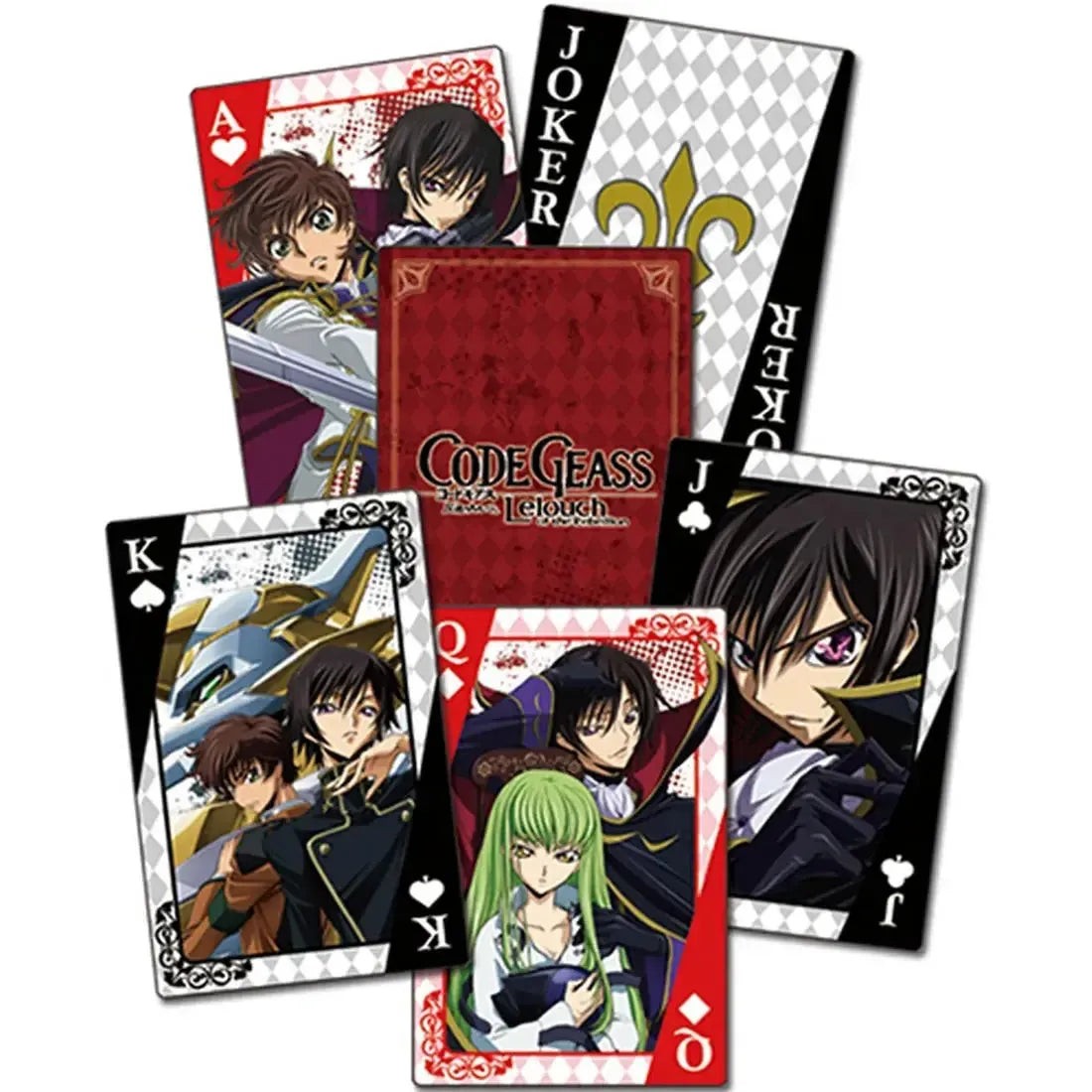 Code Geass [Season 1] – Characters Standard Playing Cards – Great Eastern Entert