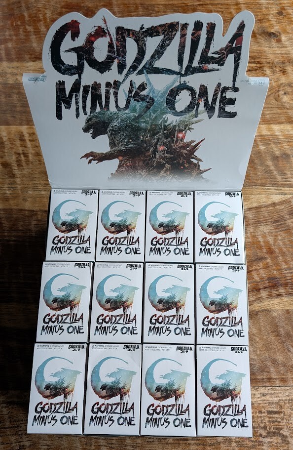 Godzilla Minus One Blind Box FULL RETAIL TRAY OF 12 PIECES!!! Super7 Toho