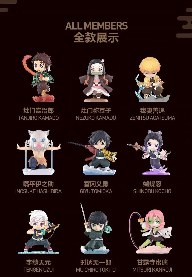 Authentic Demon Slayer Battle Series Blind Box Confirmed Figures Toy New