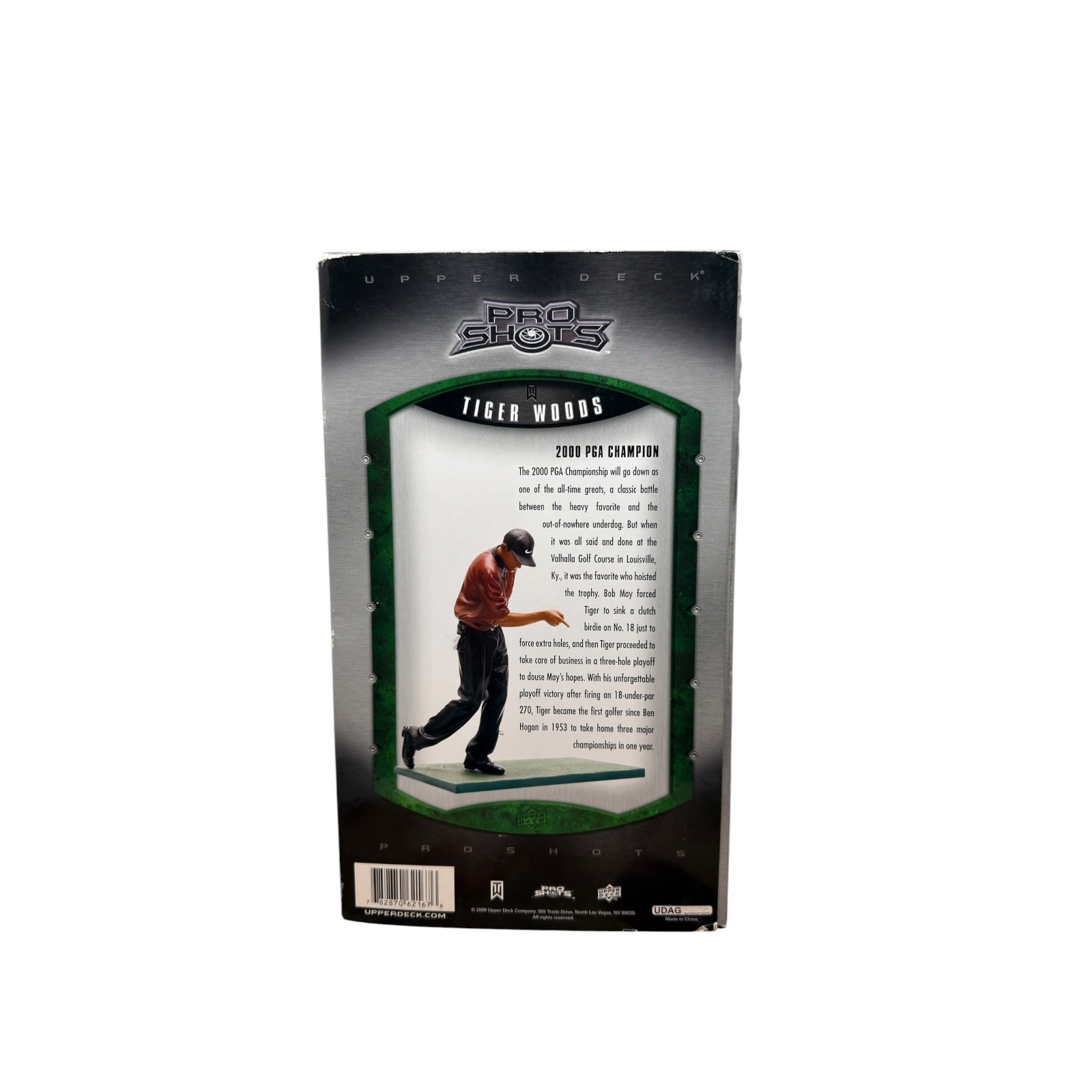 Upper Deck Pro Shots Tiger Woods Figure Mens OS Red 2000 PGA Champion