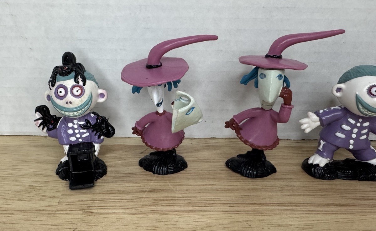 NIGHTMARE BEFORE CHRISTMAS Applause PVC Figures MASKED Lot Of 7