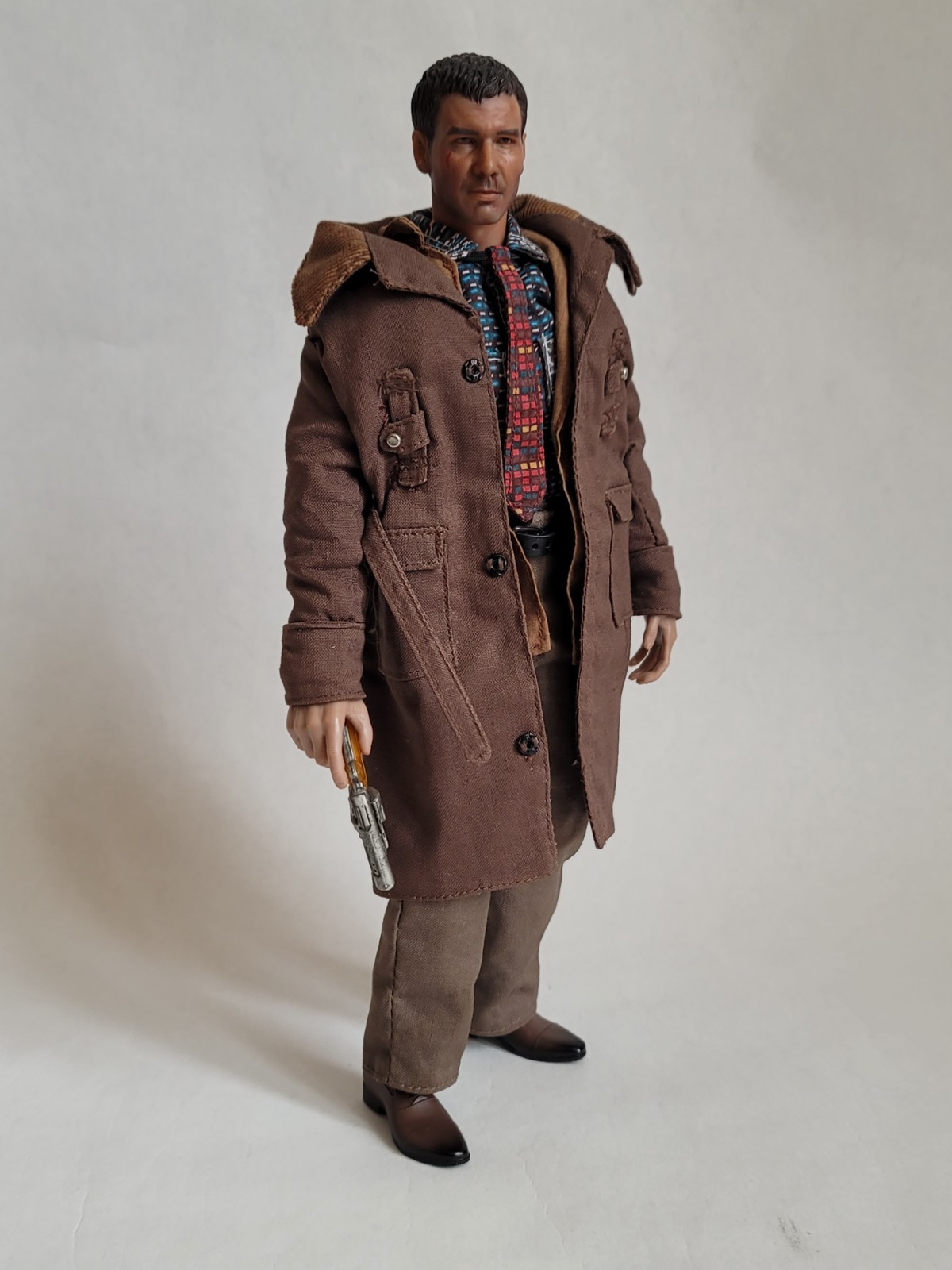 Deckard Blade Runner custom kitbash 12” 1/6 action figure Harrison Ford