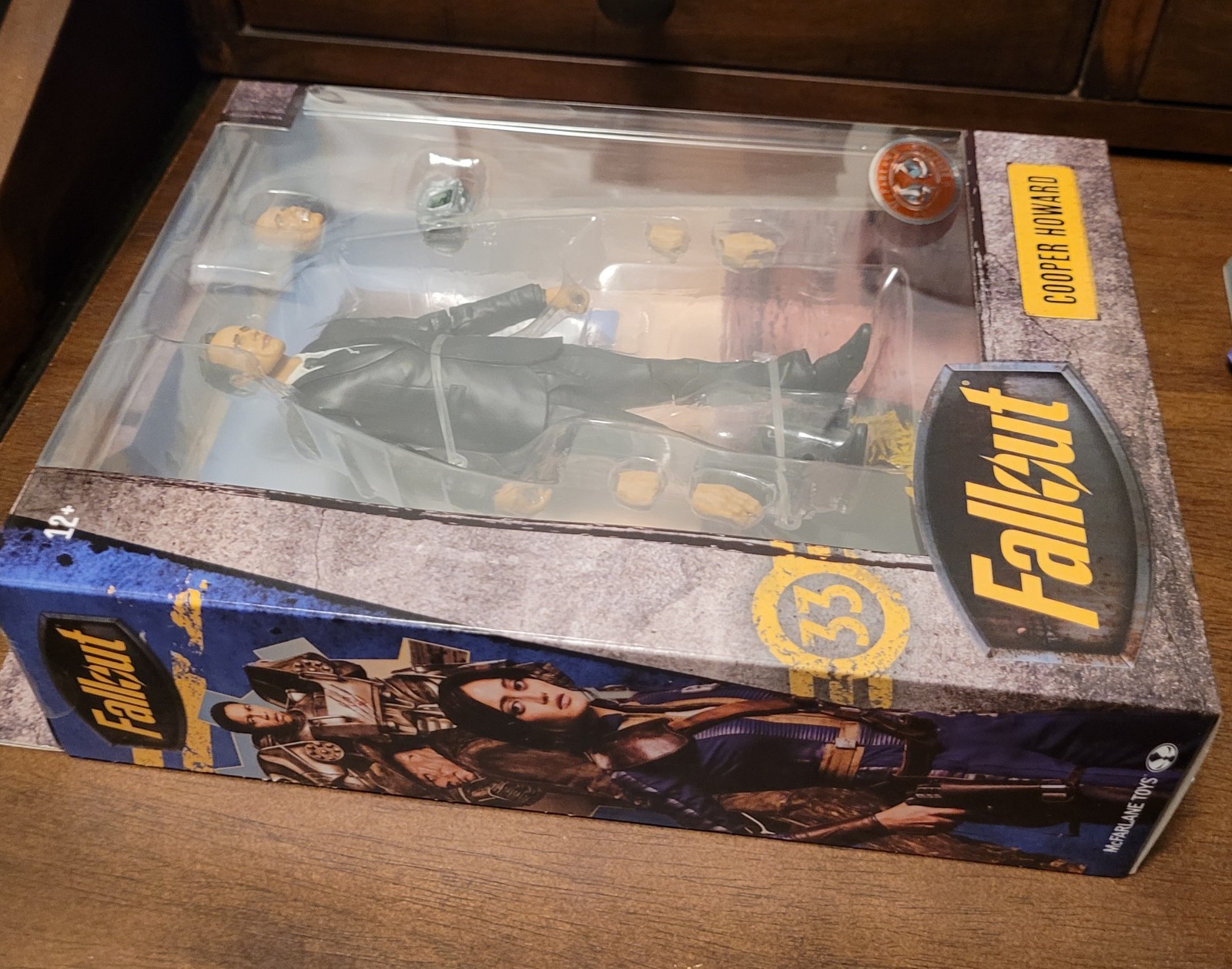 McFarlane Fallout Series Cooper Howard Action Figure Platinum Red Chase Edition