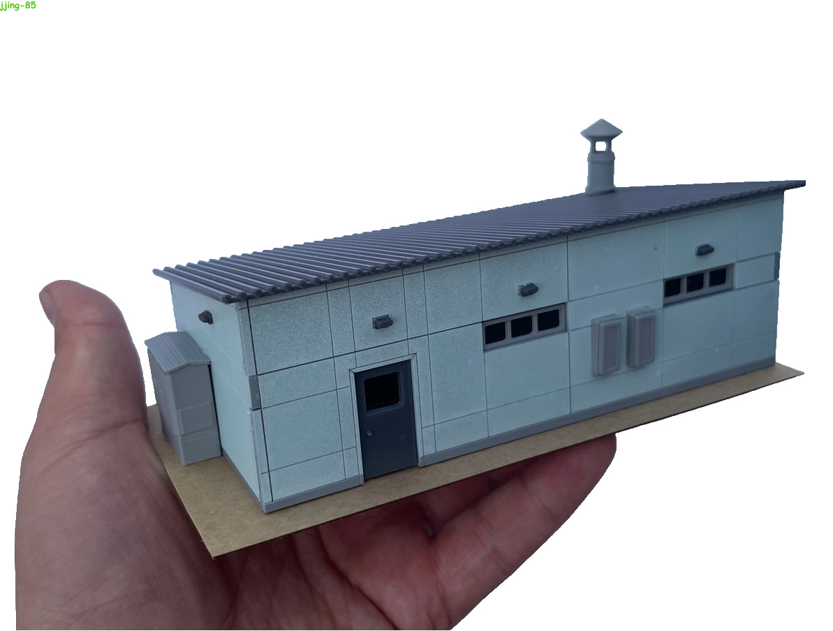 1:87 Realistic Equipment Room Model, Static Building Accessory for Train Layout