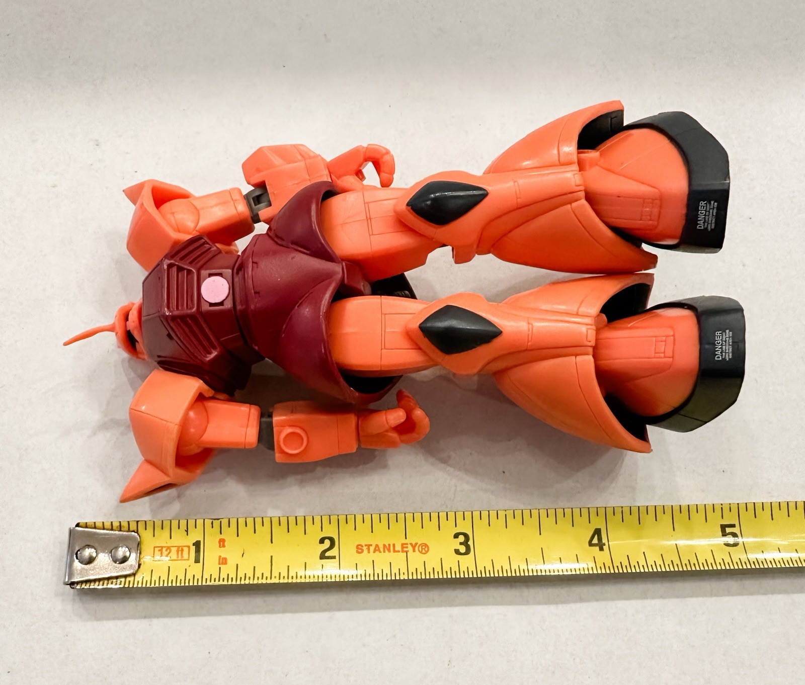 Vintage Mobile Suit Gundam MS-09 DOM 4” Figure Bandai & MS-14S Char’s Gelgoog