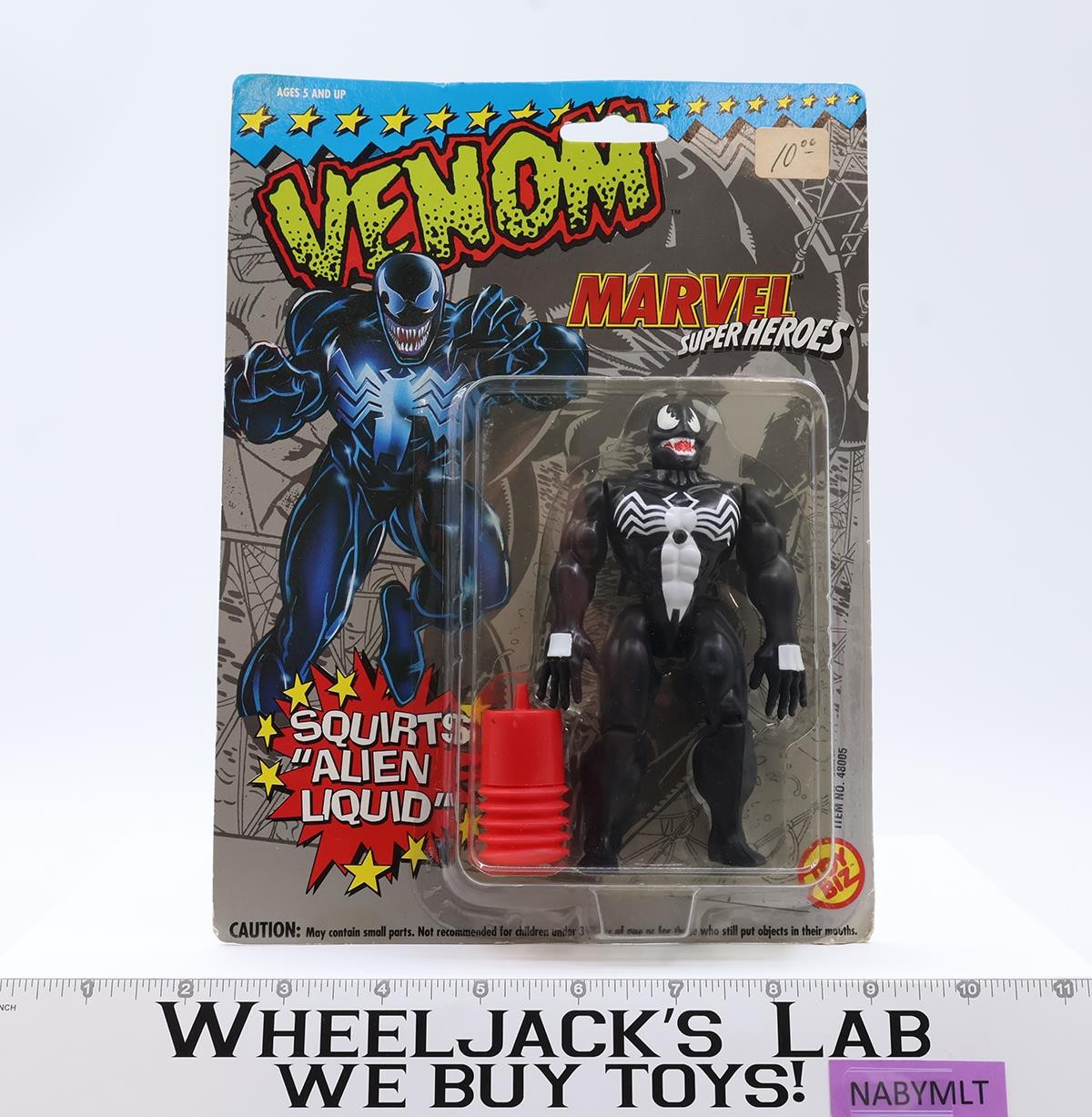 Venom Squirts Allien Liquid Marvel Super Heroes 1992 Toy Biz Vintage MOSC