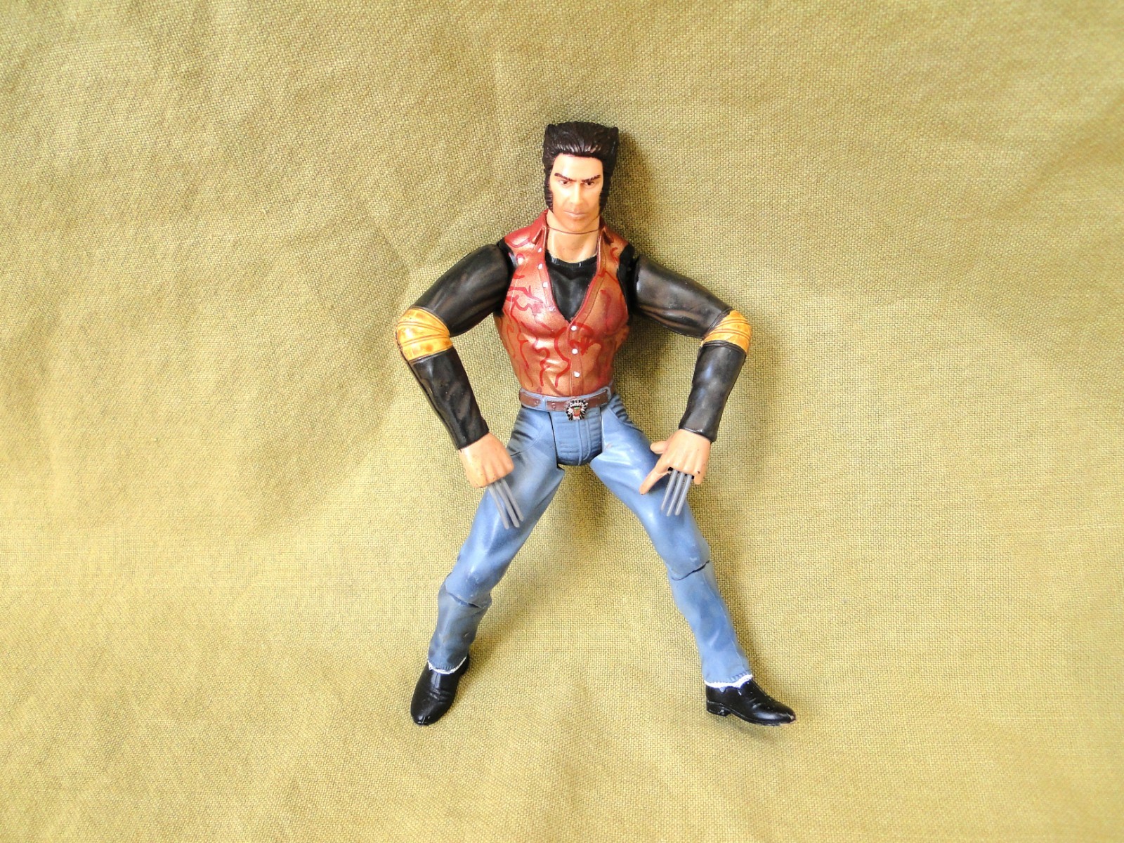 DAMAGED CUSTOMISED X-Men The Movie: Hugh Jackman as Logan Action Figure