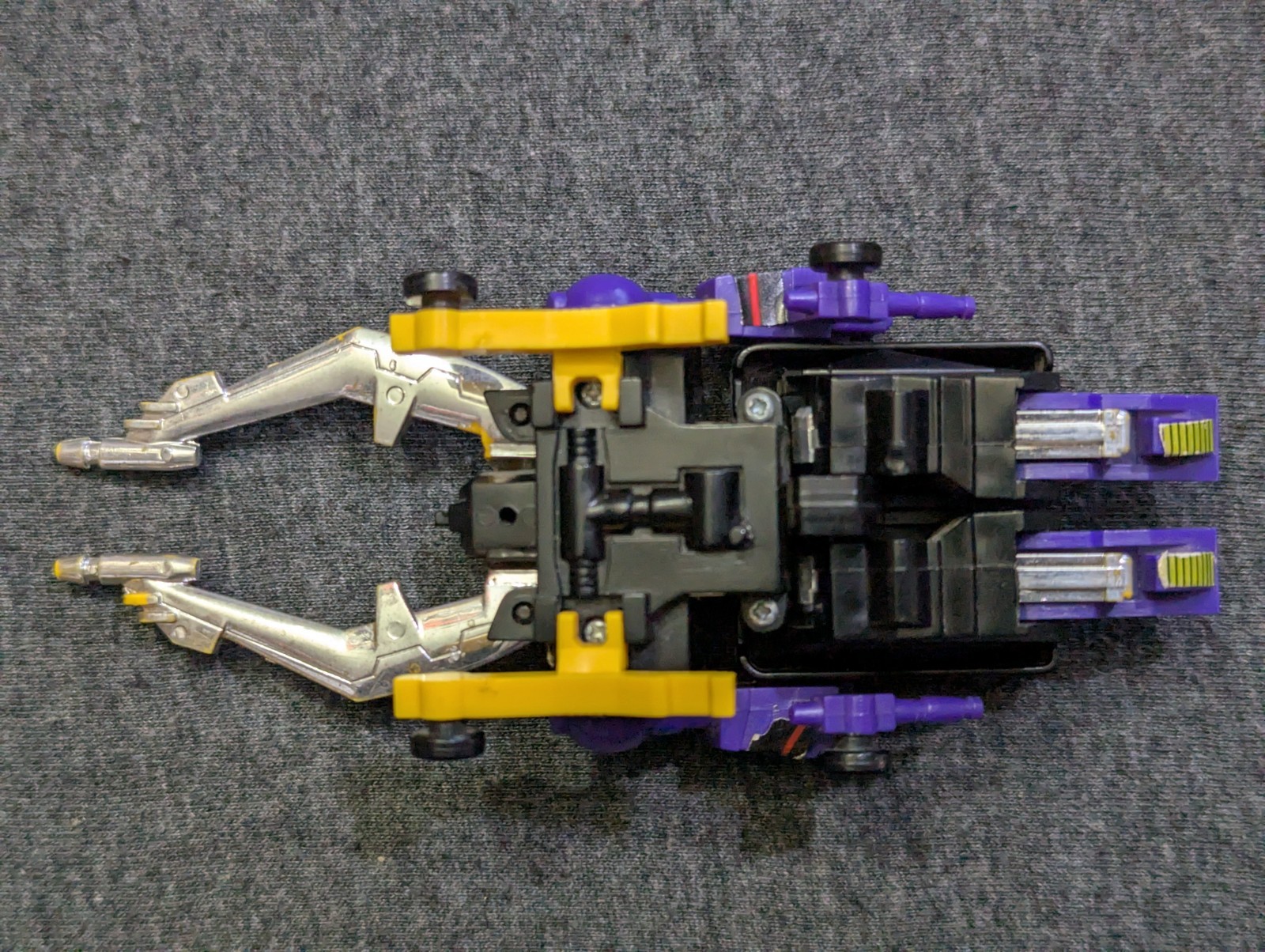 Vintage Hasbro TRANSFORMERS Generation One G1 Insecticon SHRAPNEL Missing Gun