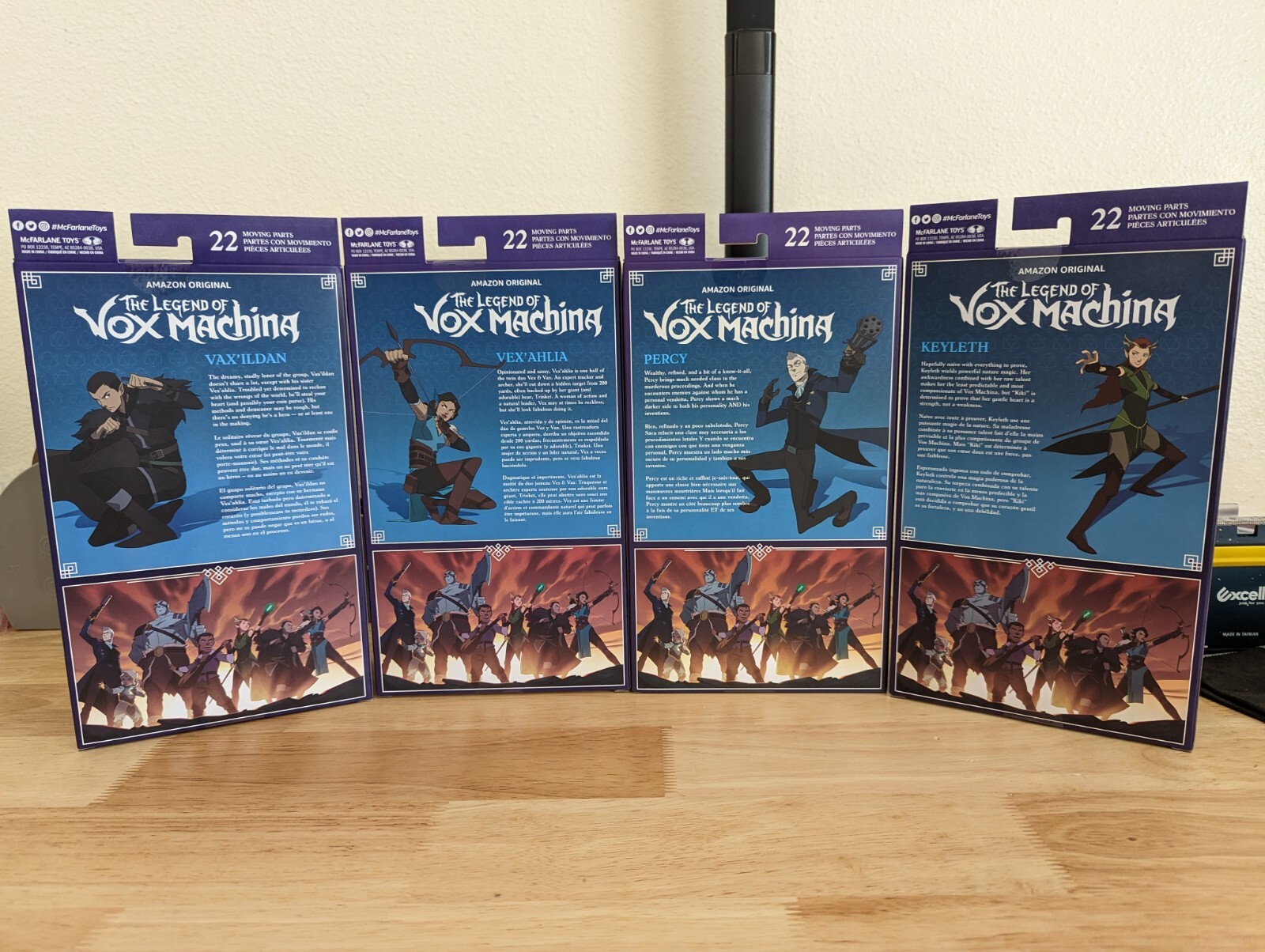 McFarlane Critical Role 7&Prime; Action Figure Lot of 4 Legend of Vox Machina NEW