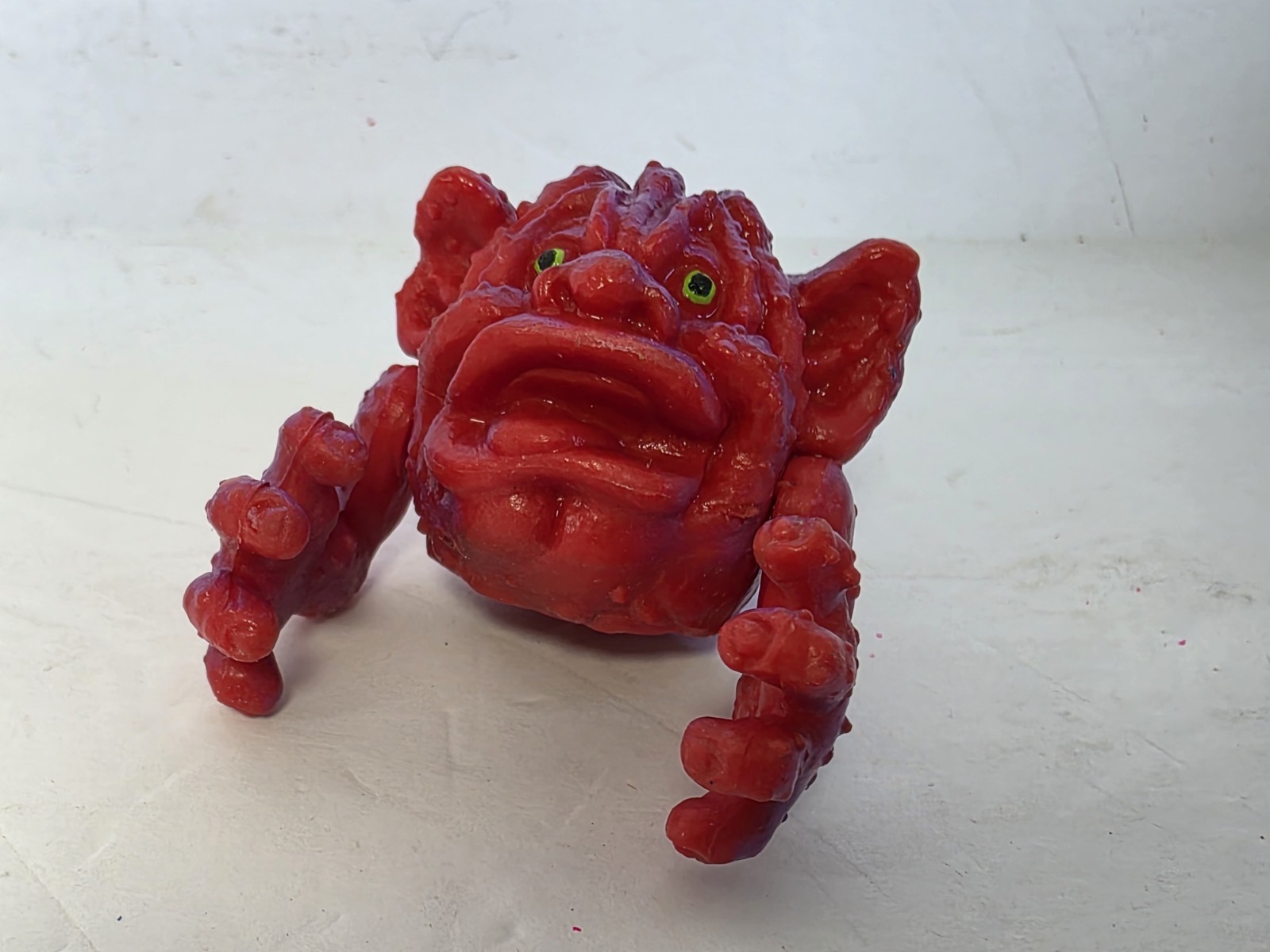 Vintage 1987 Arco Seven Towns Mini Boglin Caged Ghost Of The Doll Purple / Pink