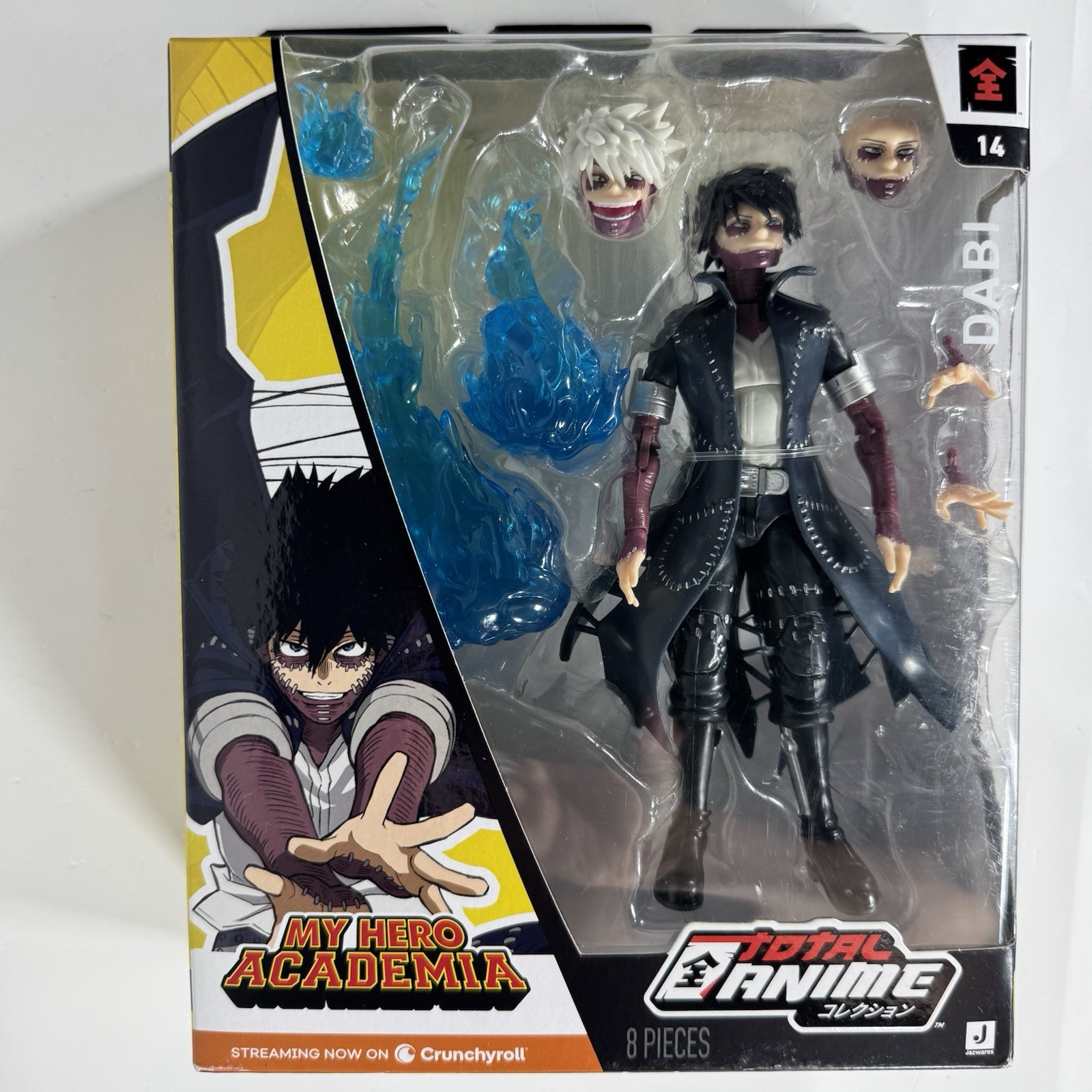 Total Anime My Hero Academia Dabi Action Figure #14 – Jazwares – Crunchyroll