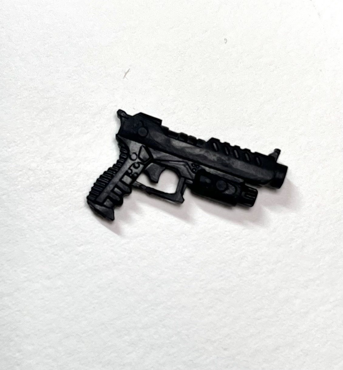 1pc Gun Pistol B.A.T. Bat Crimson Guard GI Joe 6&Prime; Cobra Classified Figure（black）