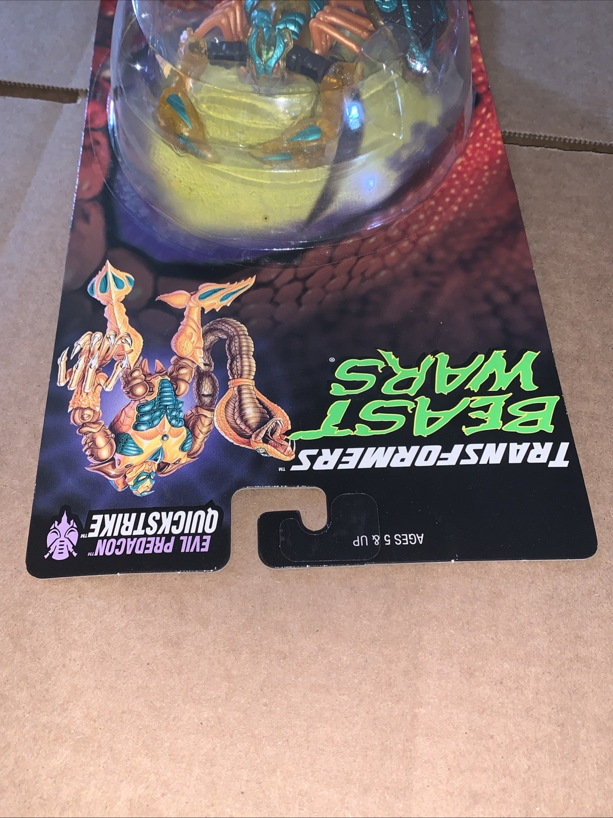Kenner Beast Wars 1997 Transformers Fuzors Evil Predacon « QUICKSTRIKE »
