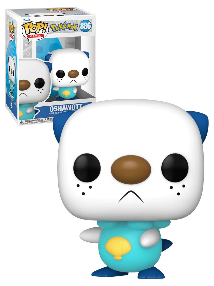 Funko POP! Games Pokemon #886 Oshawott – New, Mint Condition