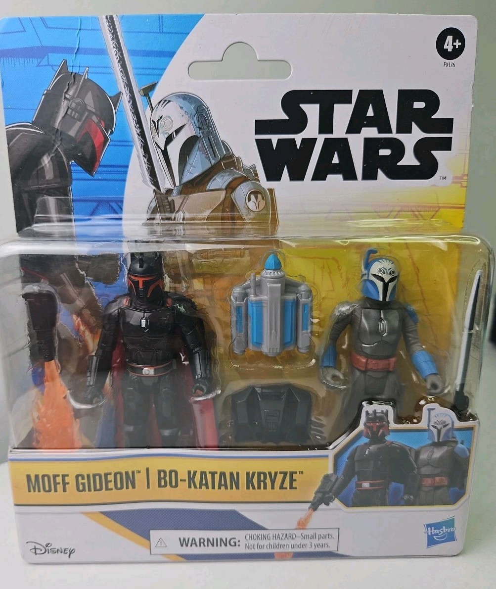 Star Wars Epic Heroes 3.75&Prime; Moff Gideon & Bo-Katan Kryze Figure 2 Pack Hasbro