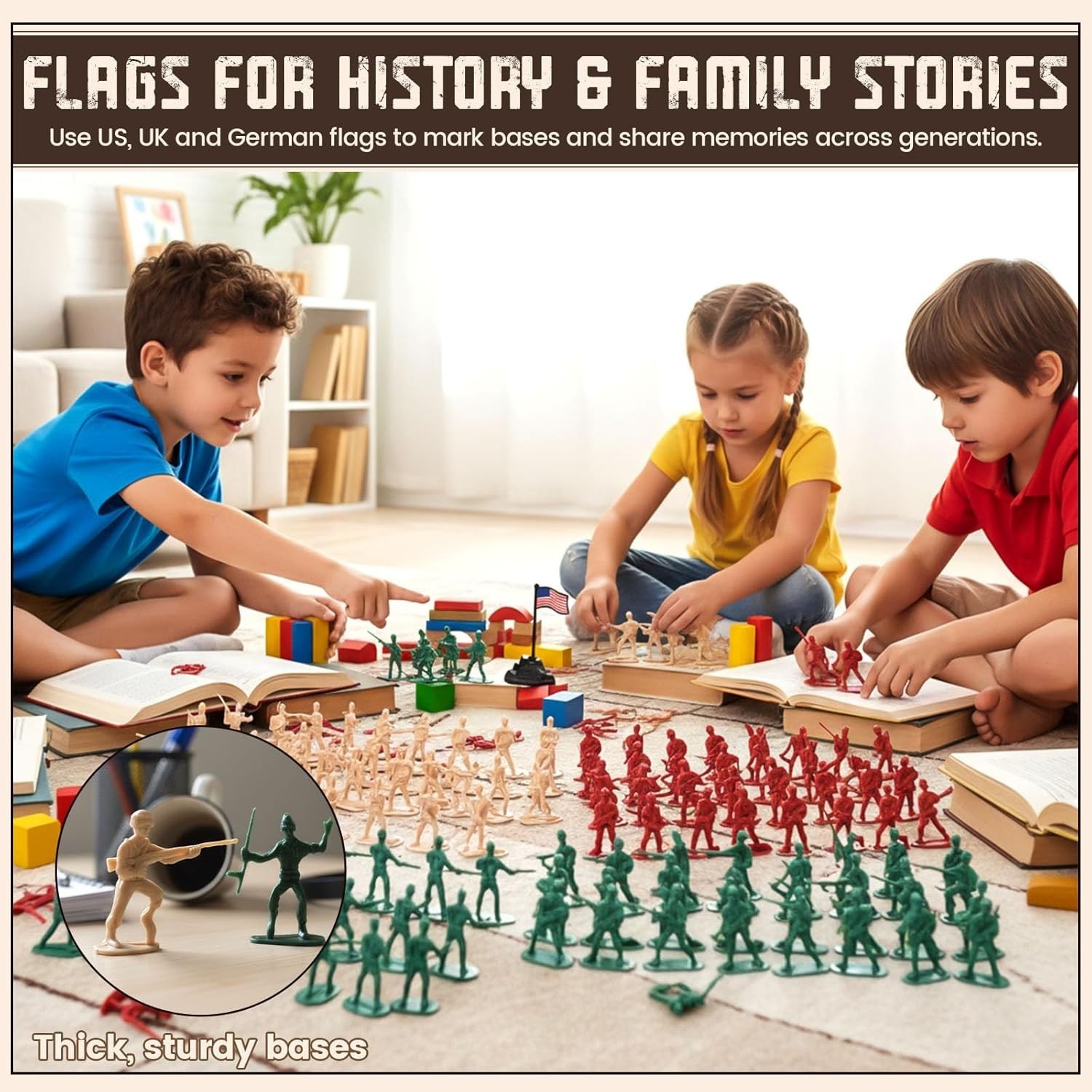 Classic 300-Piece Army Men Set – Durable Military Action Figures for All Ages