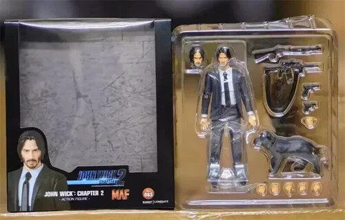 Mafex No. 085 PVC John Wick Chapter 2 Action Figure Toys model In Box -NEW