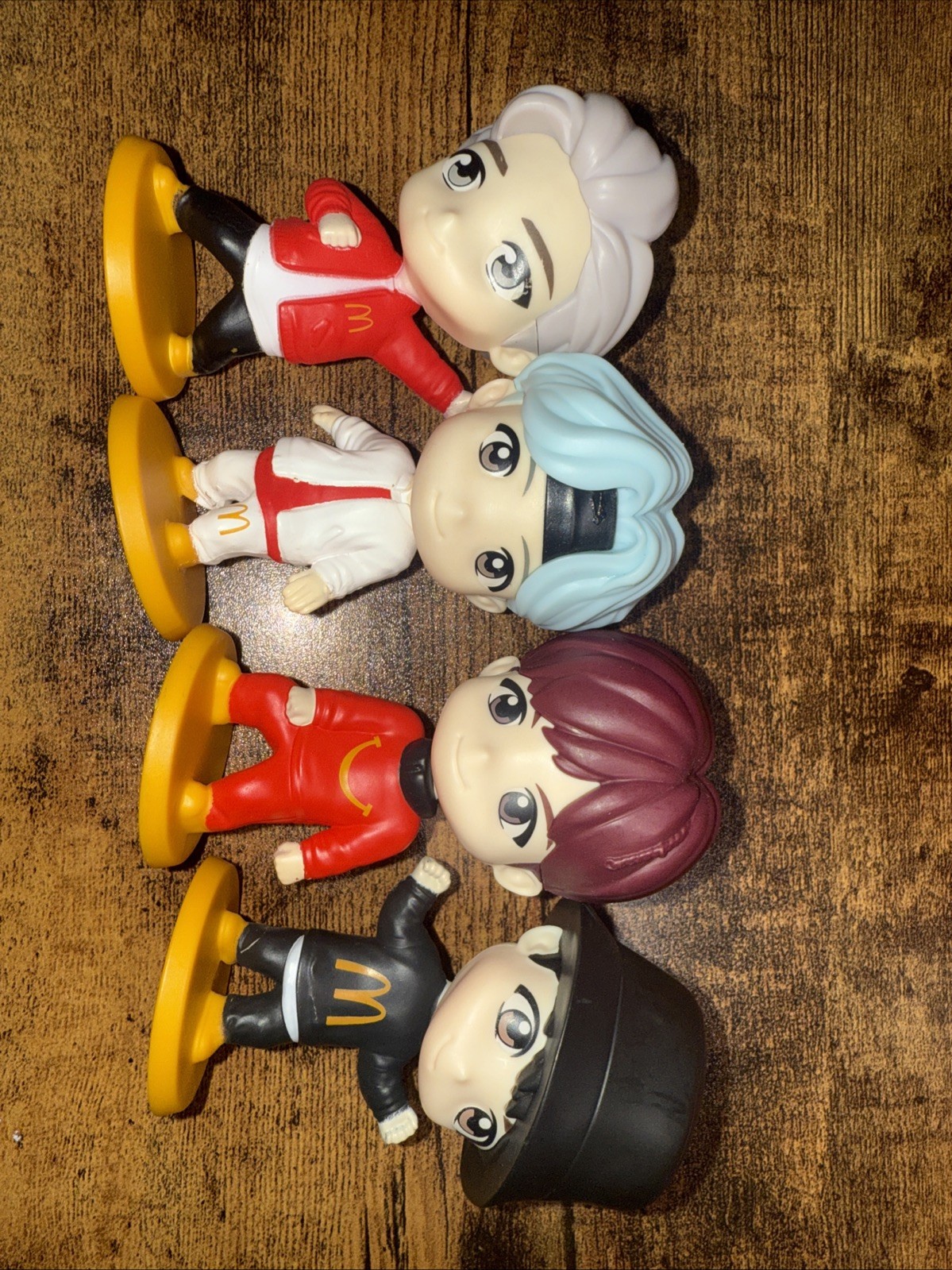 McDonald&rsquo;s Tinytan x BTS 2025 Happy Meal Toys Set Of 8 Figures 3.5” Height