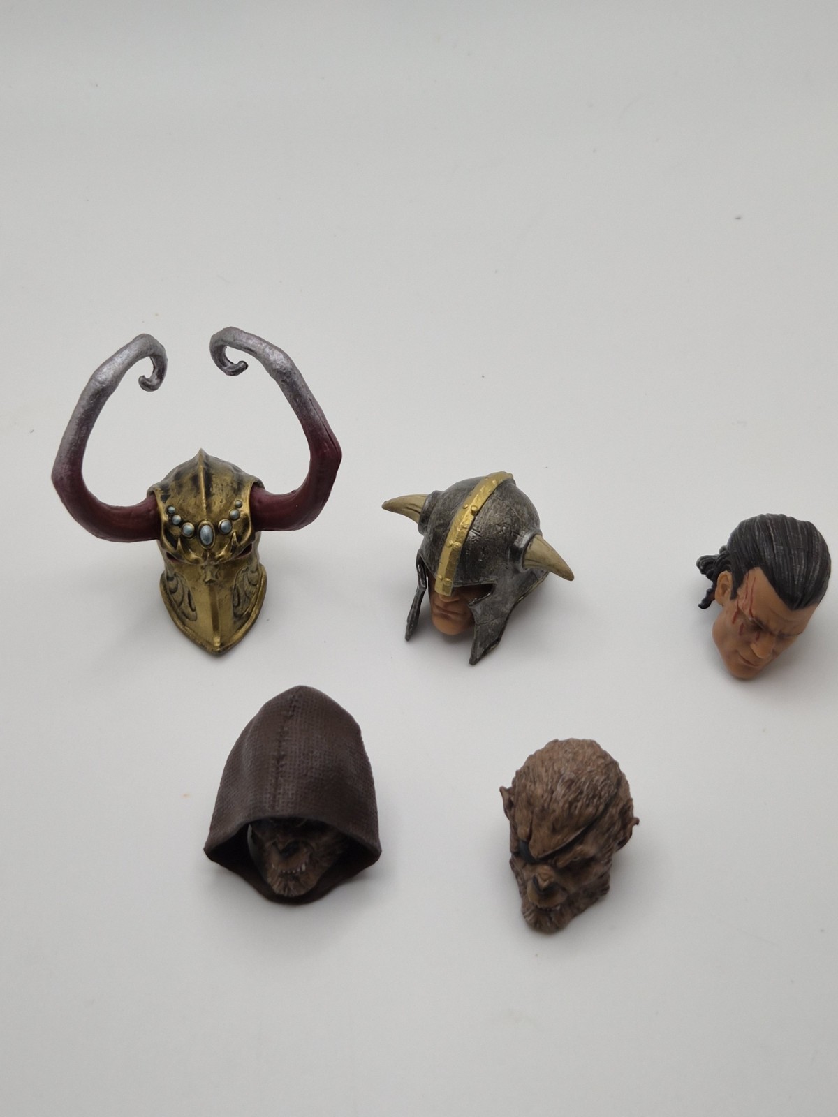 Savage Crucible Sword 5 Head Lot Custom Fodder Weapon Part FMF