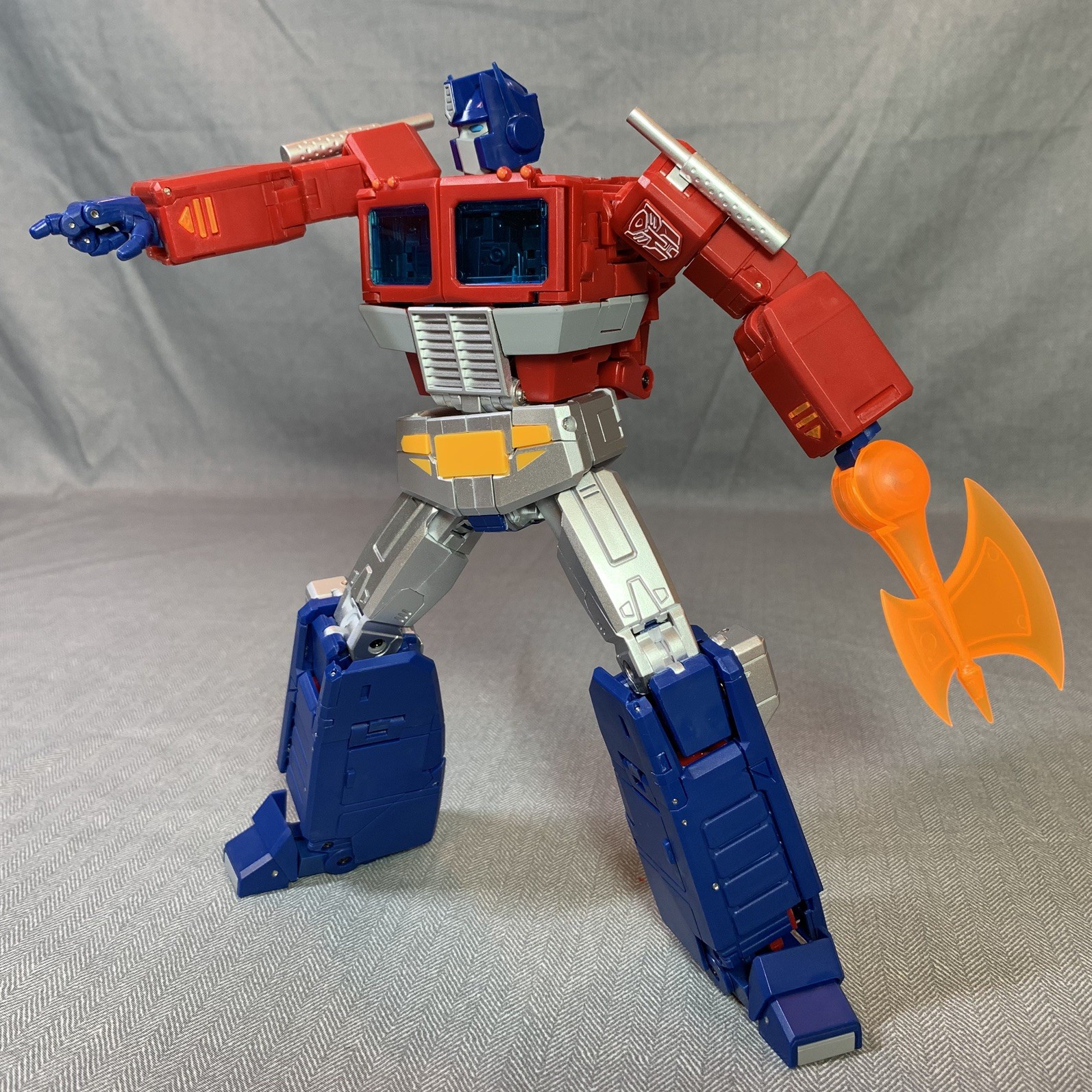 Masterpiece Transformers 4th Party KO Optimus Prime Version 3.0 Silver Legs