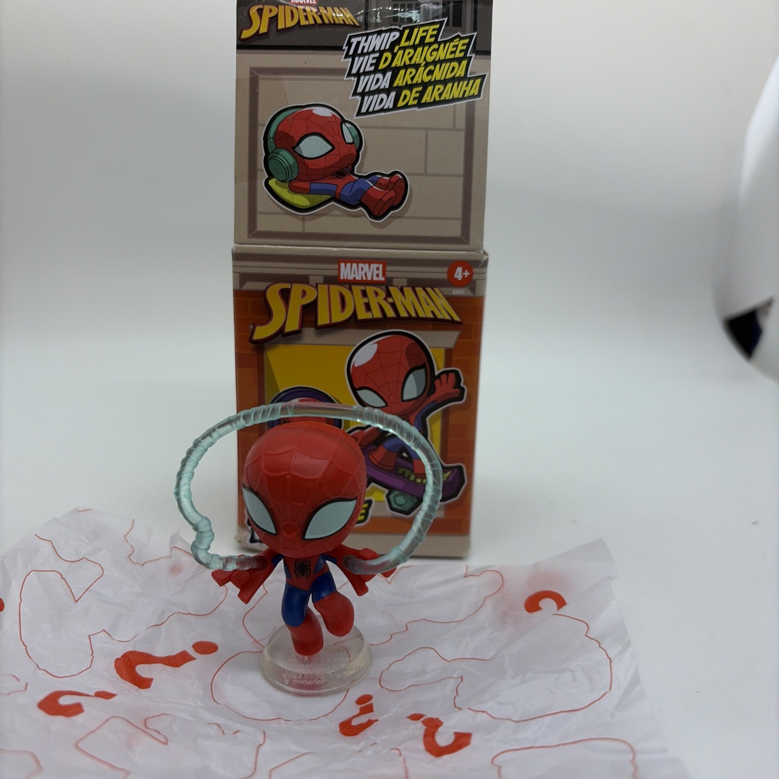 Spider-Man Brand New Day Blind Box Thwip Life Spiderman With Web Rope Open