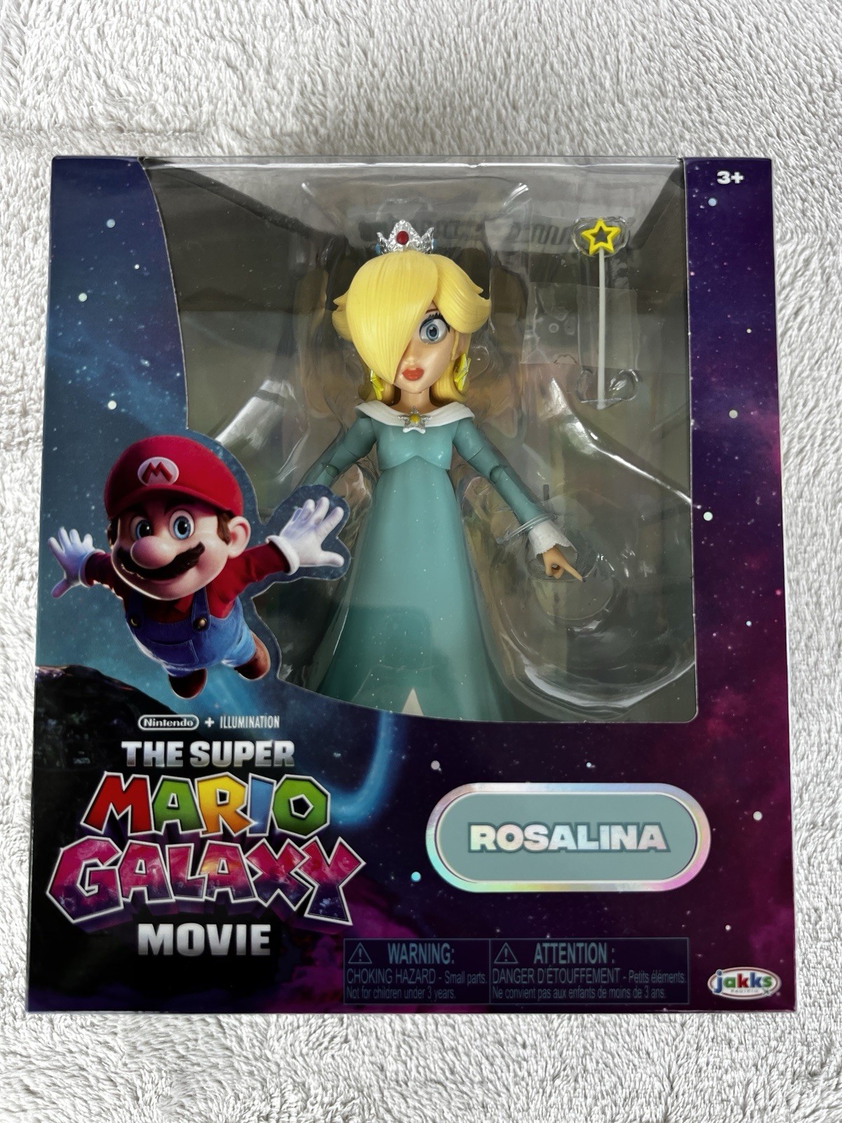 The Super Mario Galaxy Movie 5” Action Figures Series 1 – Rosalina Figure wit…