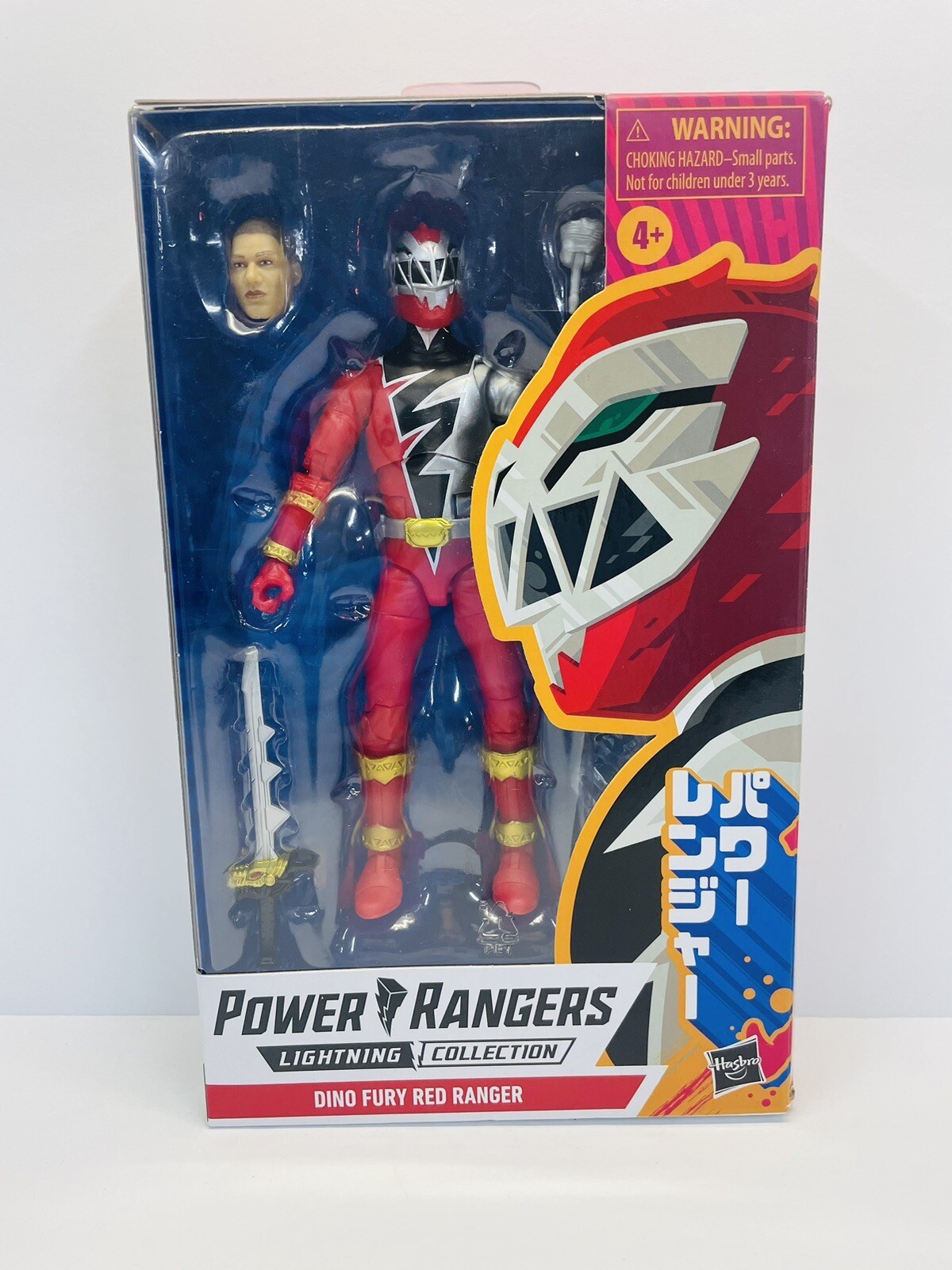 Power Rangers DINO FURY RED RANGER Lightning Collection 6&Prime; Premium Collection
