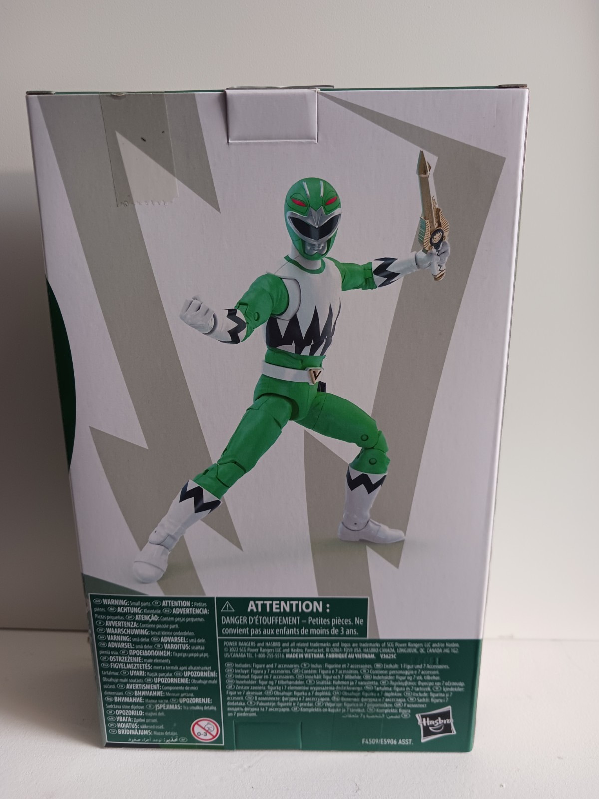 Power Rangers Lightning Collection Lost Galaxy Green Ranger 6&Prime; NEW CASE FRESH!!!