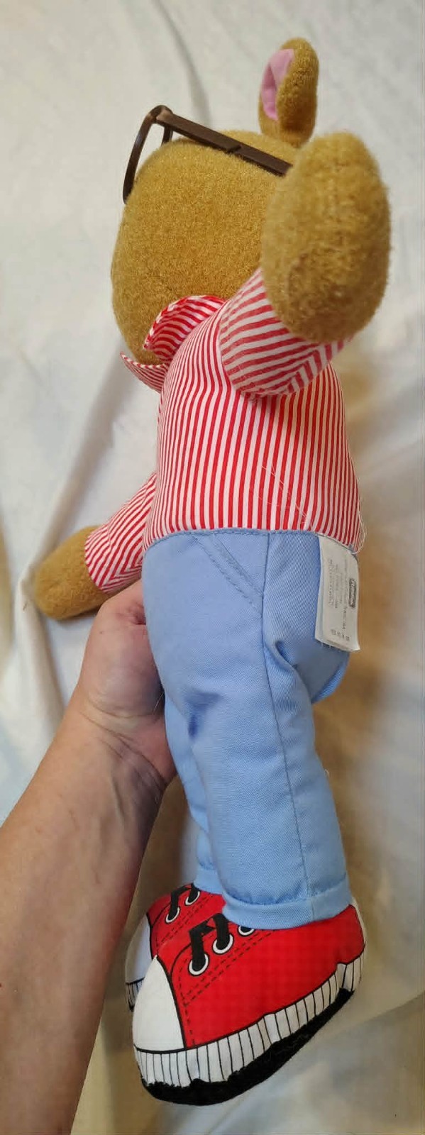 1996 Hasbro Playskool Talking Arthur plush doll – 18 inches – Marc Brown -works!